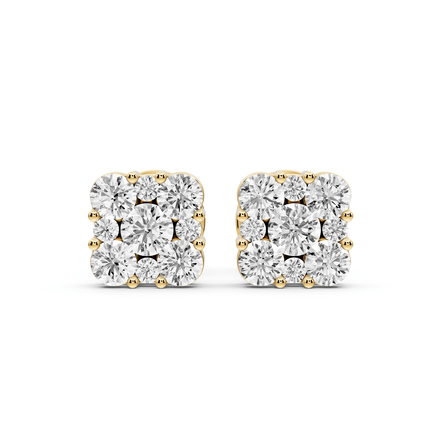Luna Earrings Yellow Gold - Mr. Alex Jewelry