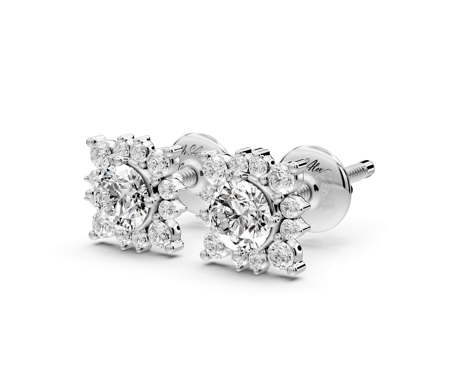 Maeve Earrings White Gold - Mr. Alex Jewelry