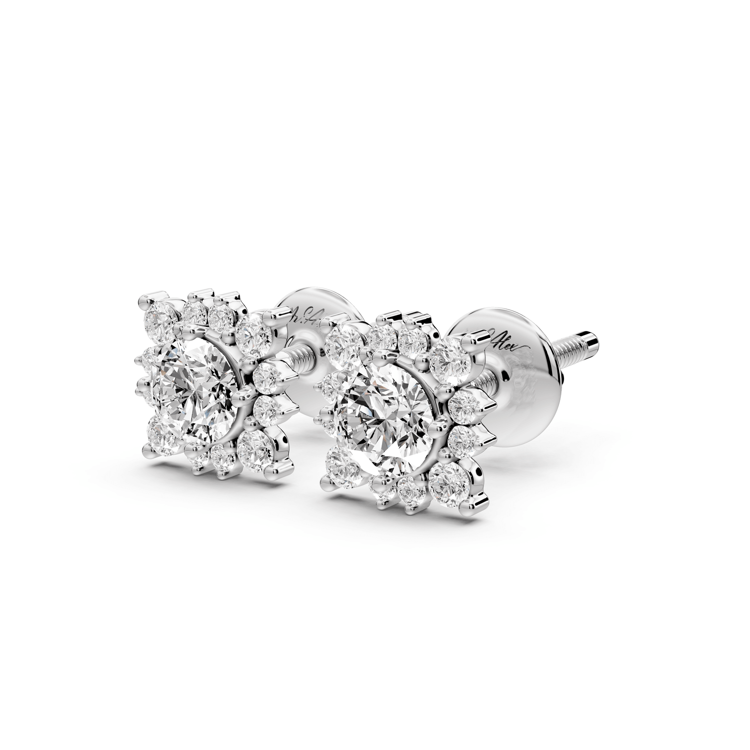 Maeve Earrings White Gold - Mr. Alex Jewelry