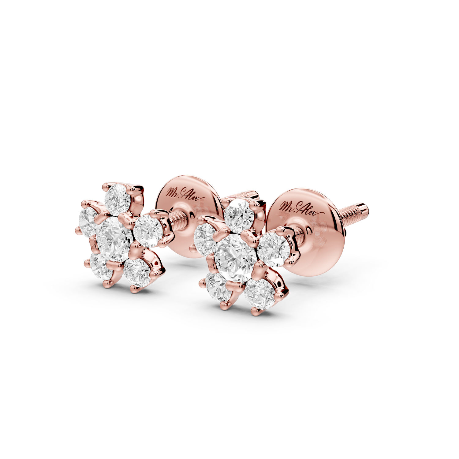 Margot Earrings Rose Gold - Mr. Alex Jewelry