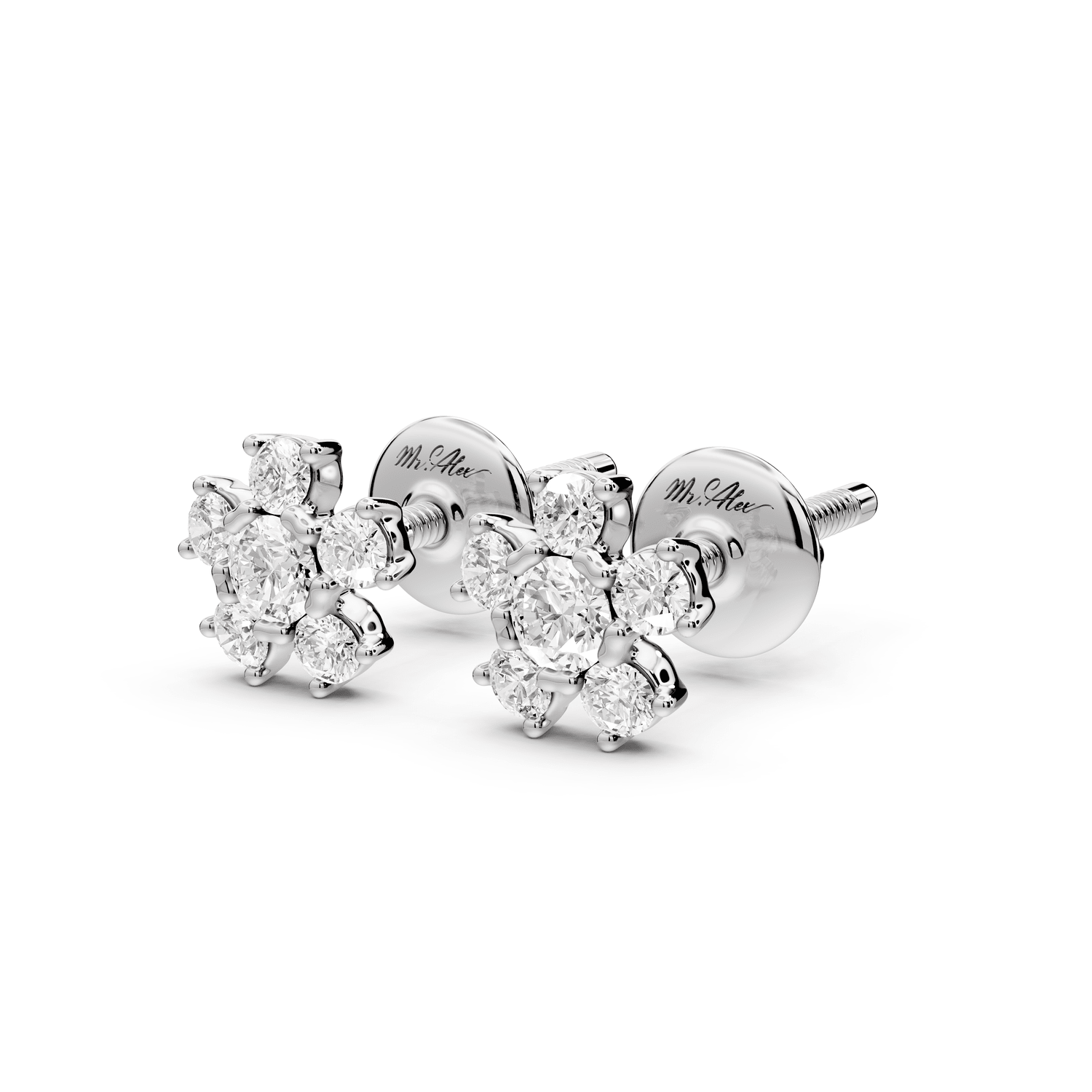 Margot Earrings White Gold - Mr. Alex Jewelry