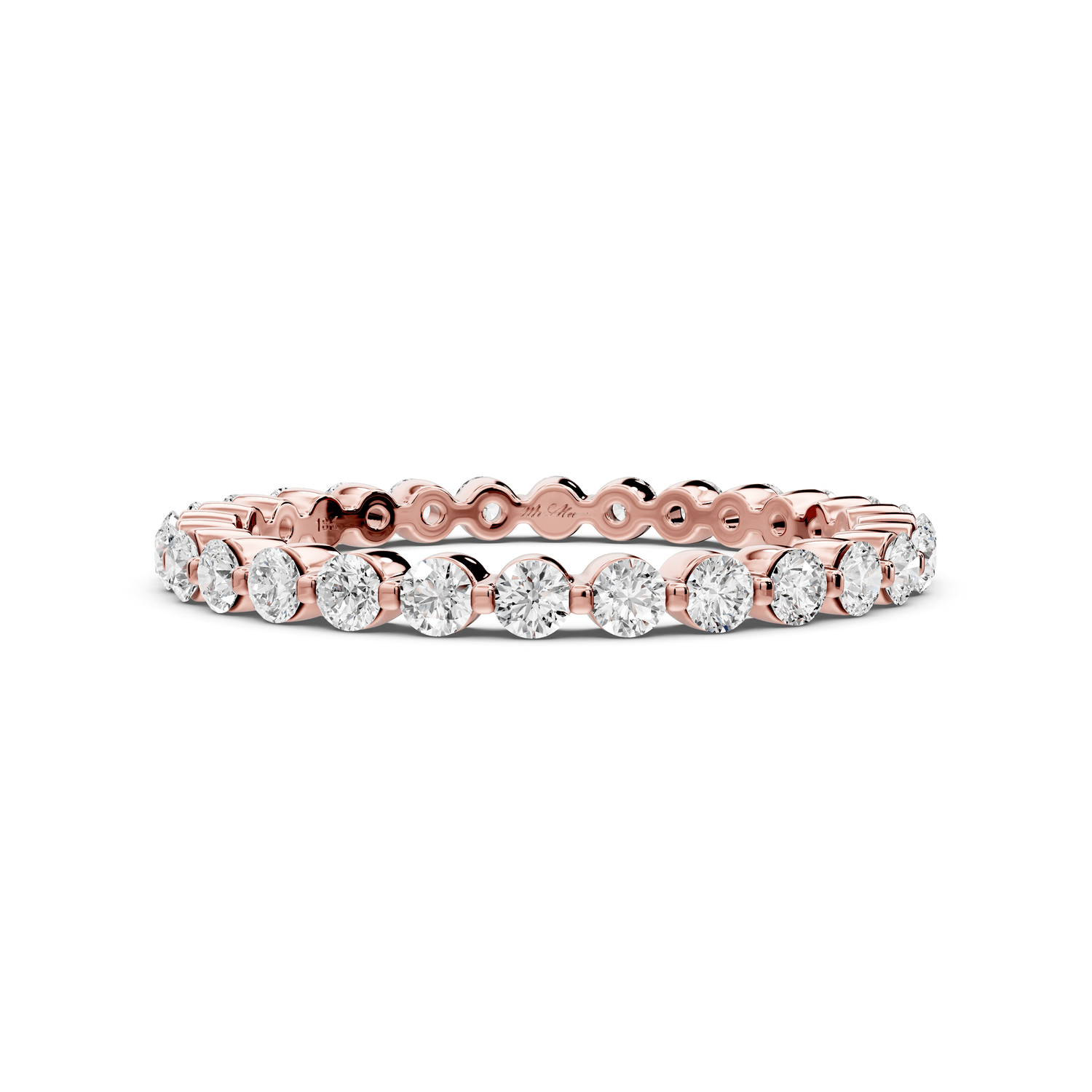 Maris - 0.61ct 14k rose gold Diamond Eternity Band Ring - Mr. Alex Jewelry