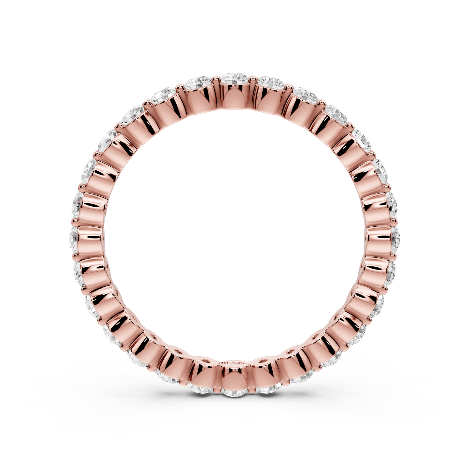 Maris - 0.61ct 14k rose gold Diamond Eternity Band Ring - Mr. Alex Jewelry