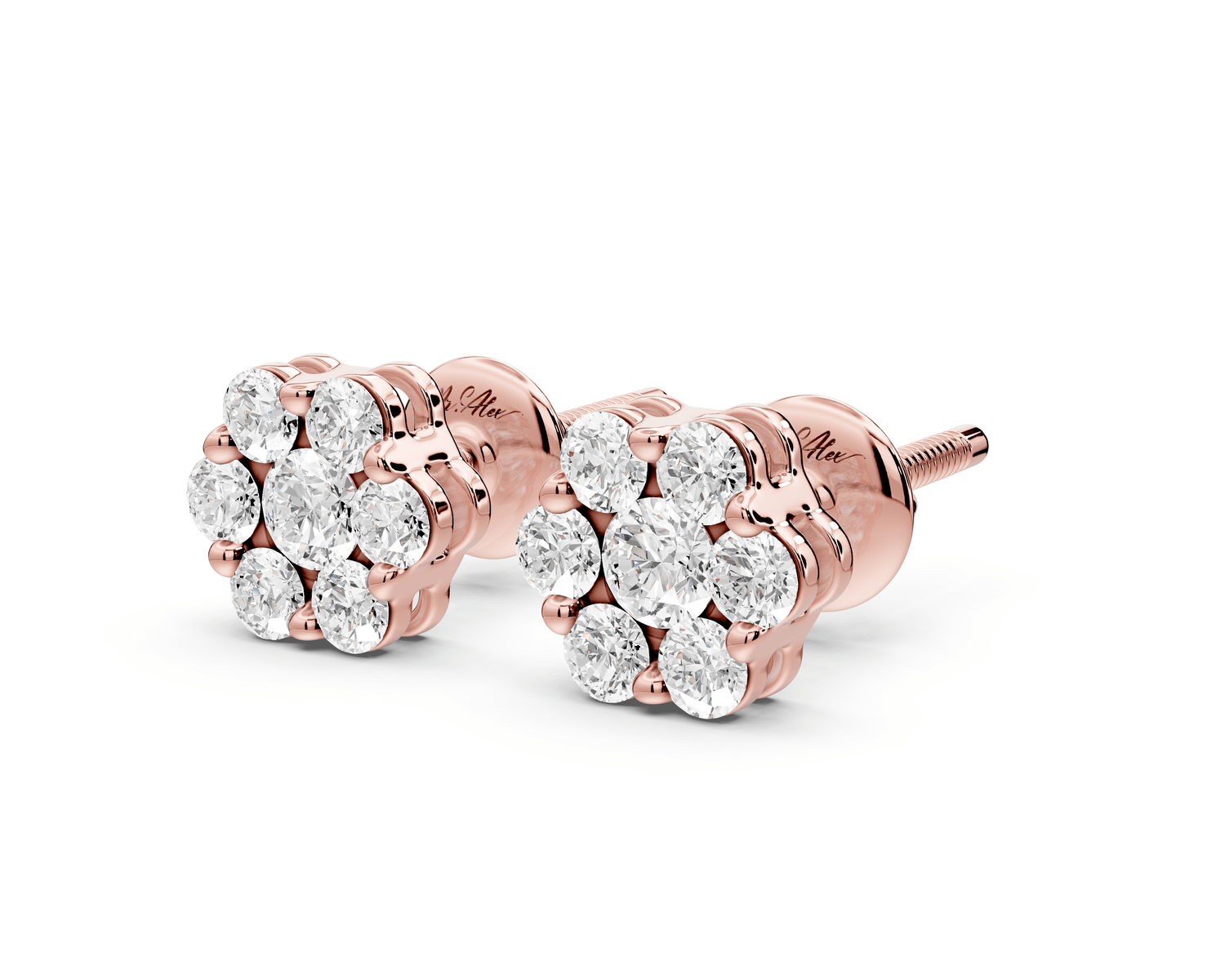 Maya Earrings Rose Gold - Mr. Alex Jewelry