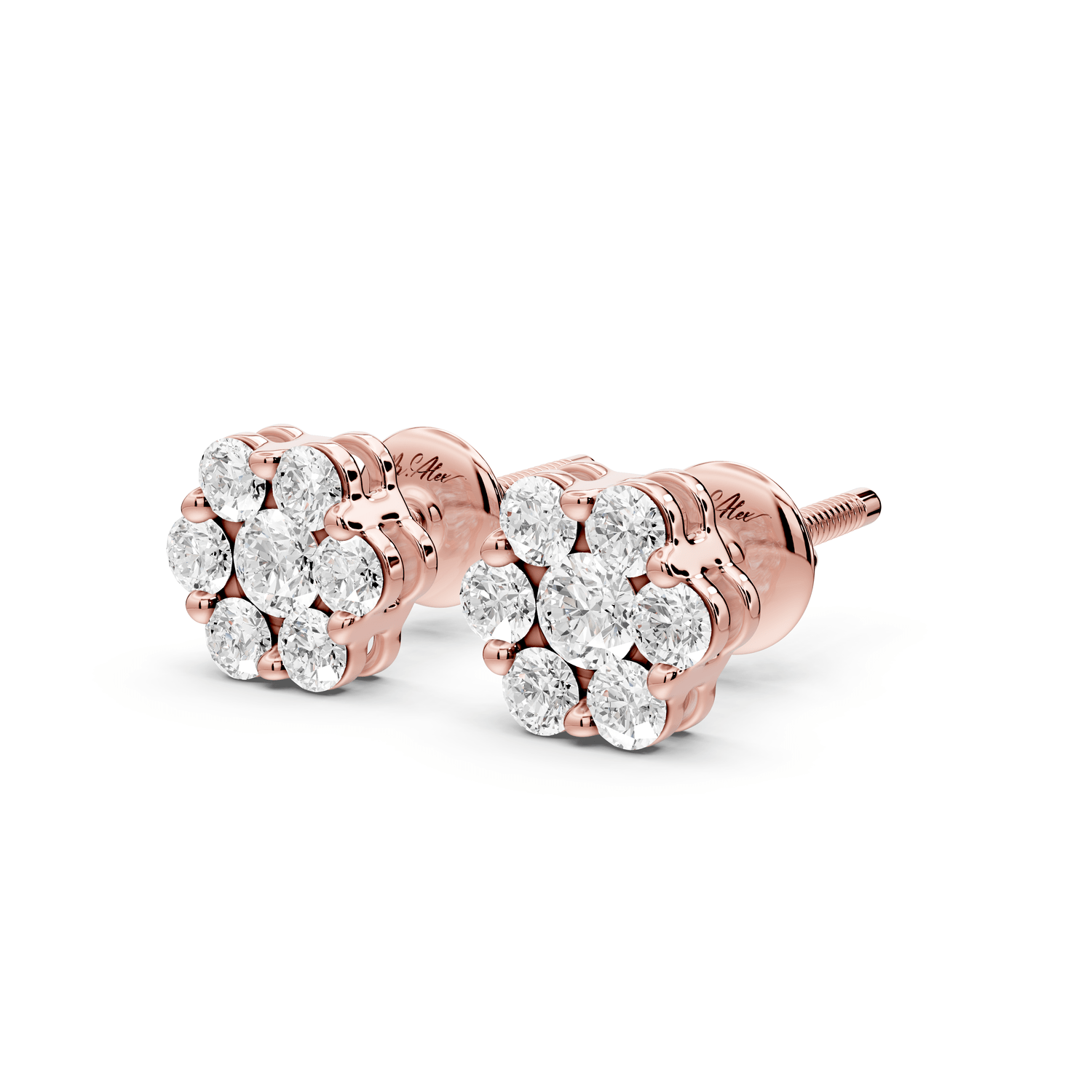 Maya Earrings Rose Gold - Mr. Alex Jewelry