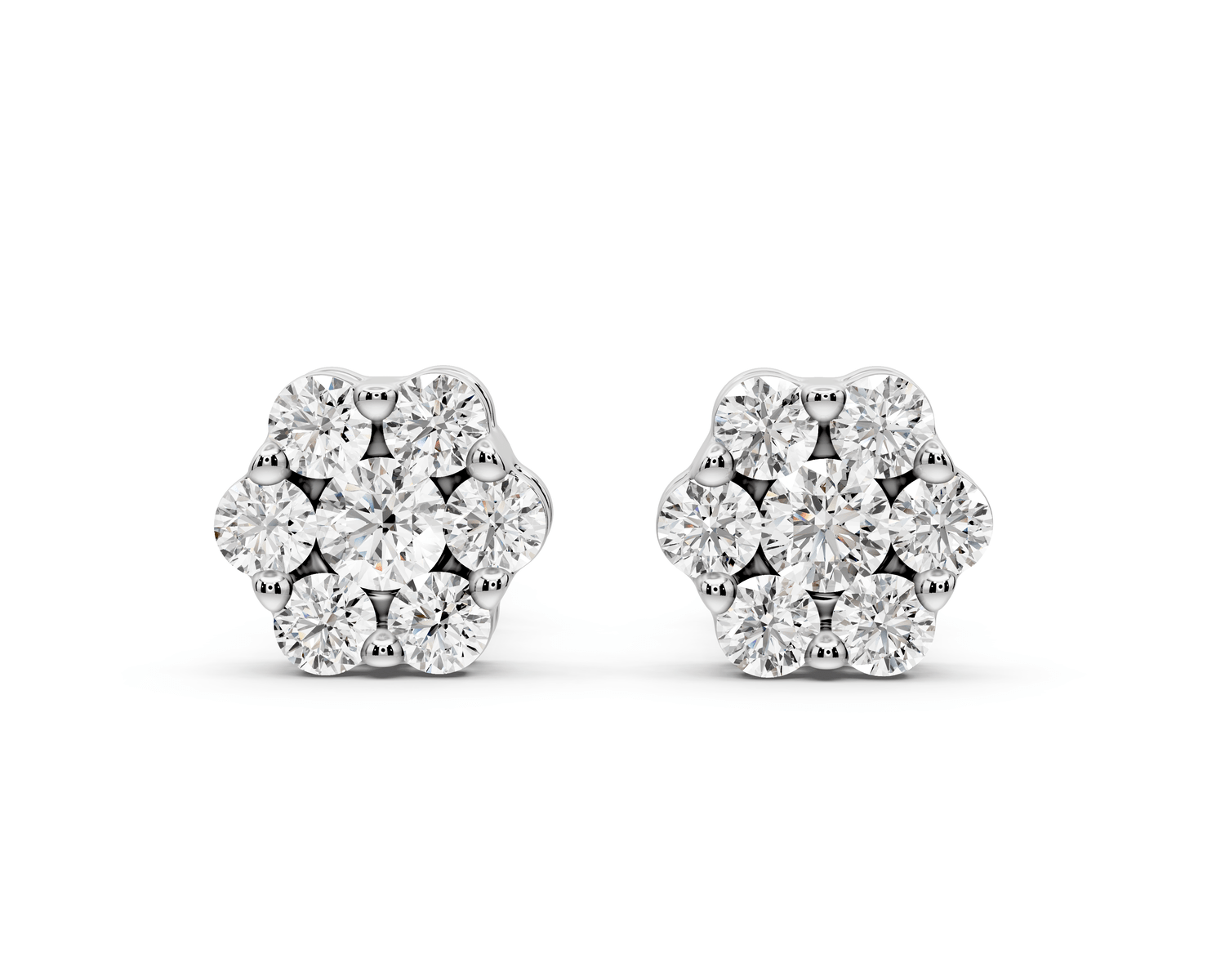 Maya Earrings White Gold - Mr. Alex Jewelry