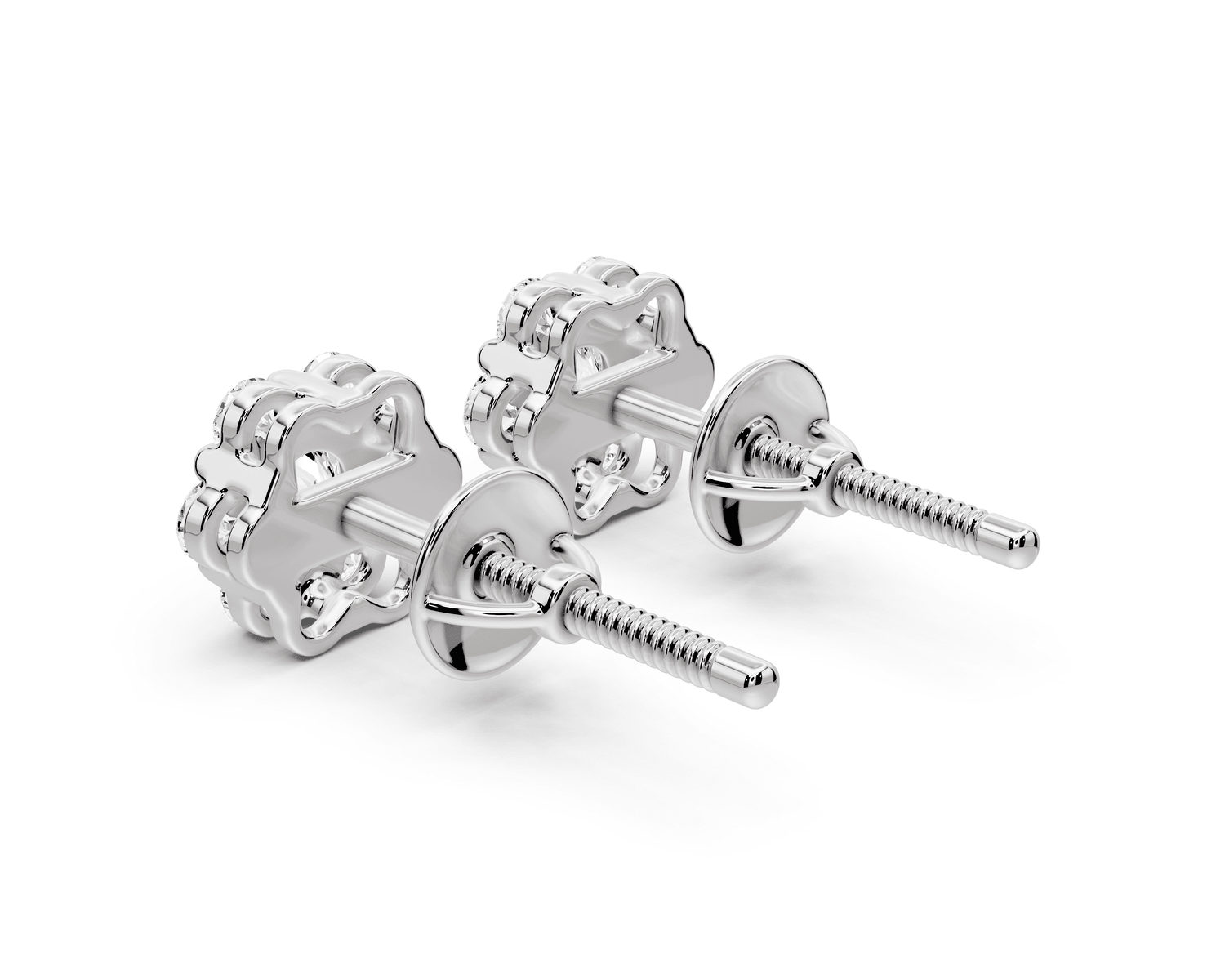 Maya Earrings White Gold - Mr. Alex Jewelry