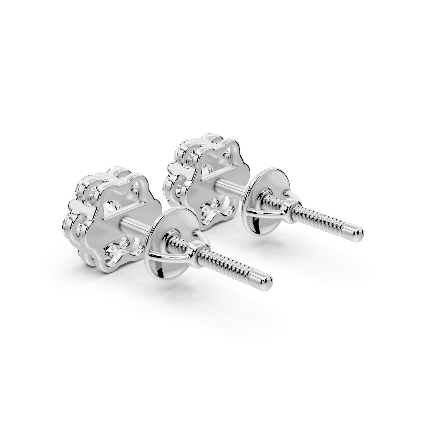 Maya Earrings White Gold - Mr. Alex Jewelry