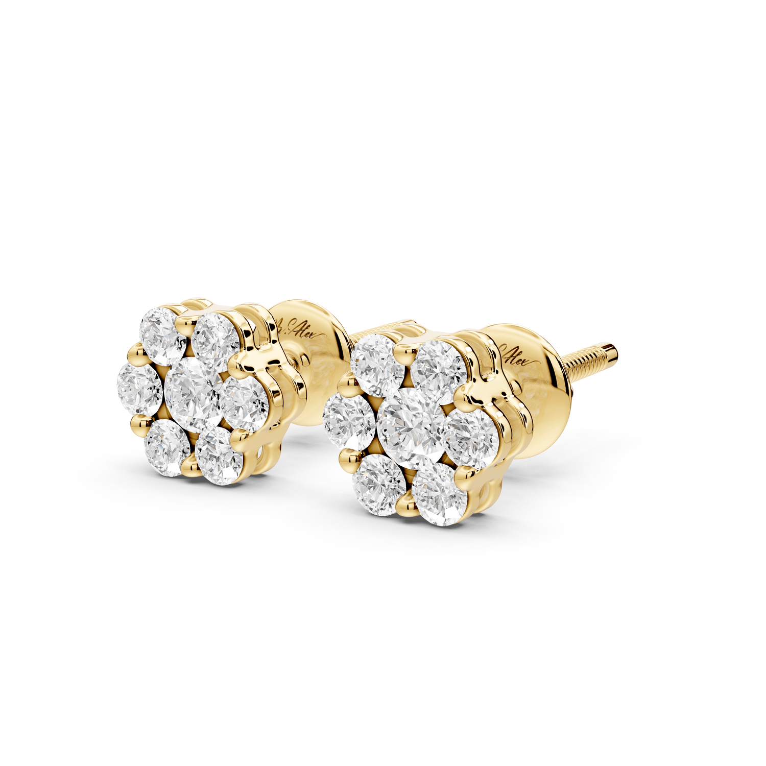 Maya Earrings Yellow Gold - Mr. Alex Jewelry
