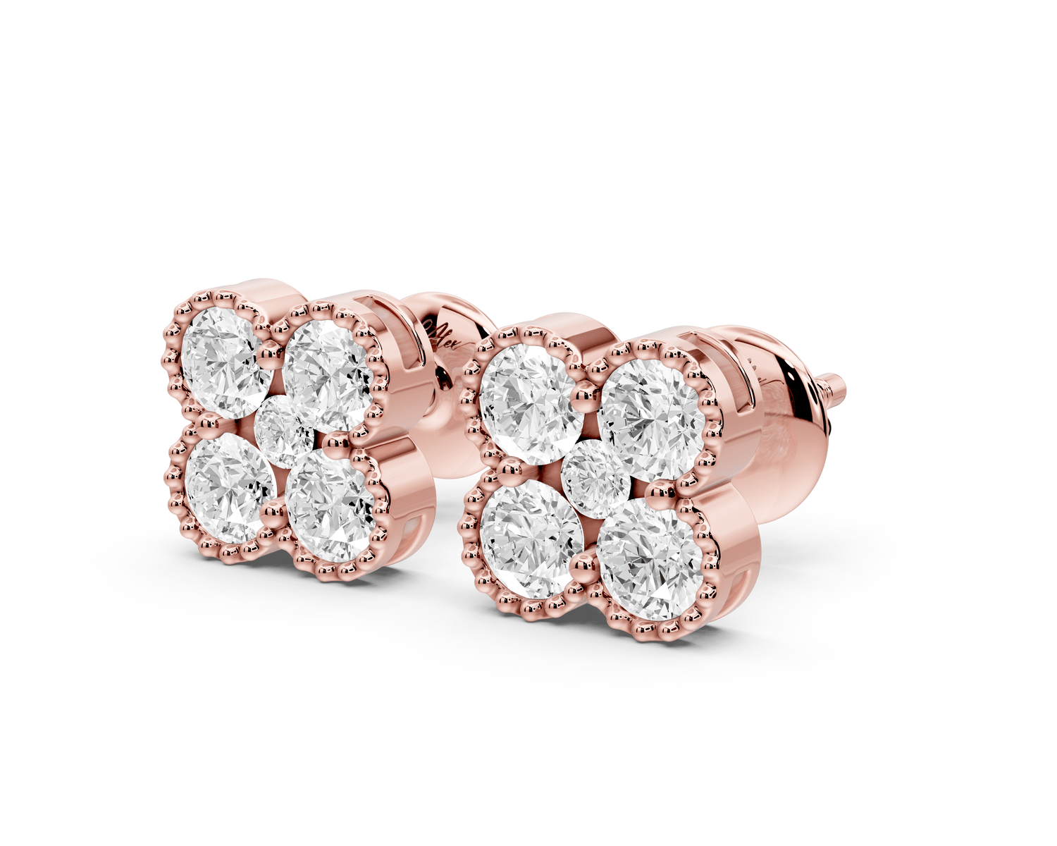 Mia Earrings Rose Gold - Mr. Alex Jewelry