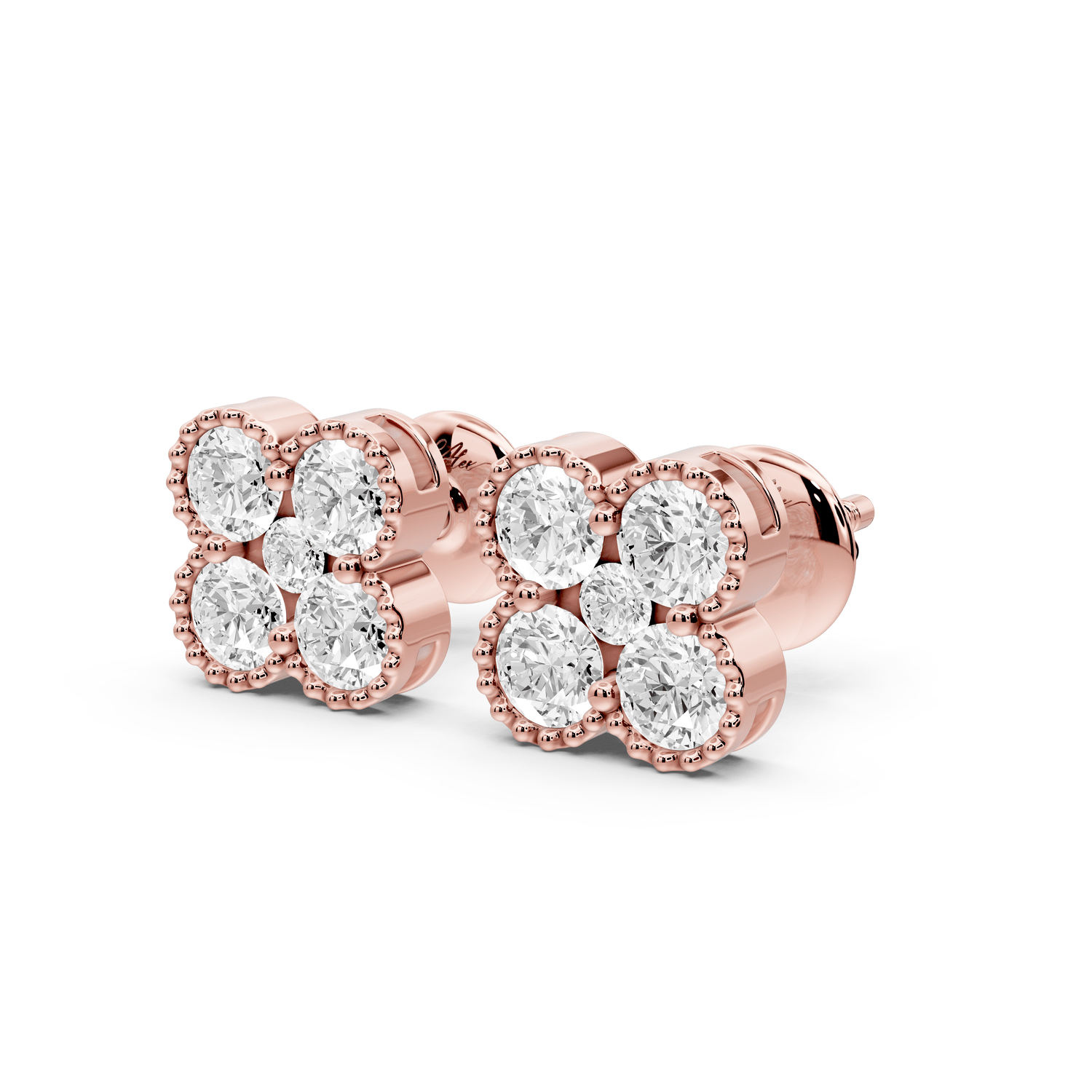 Mia Earrings Rose Gold - Mr. Alex Jewelry