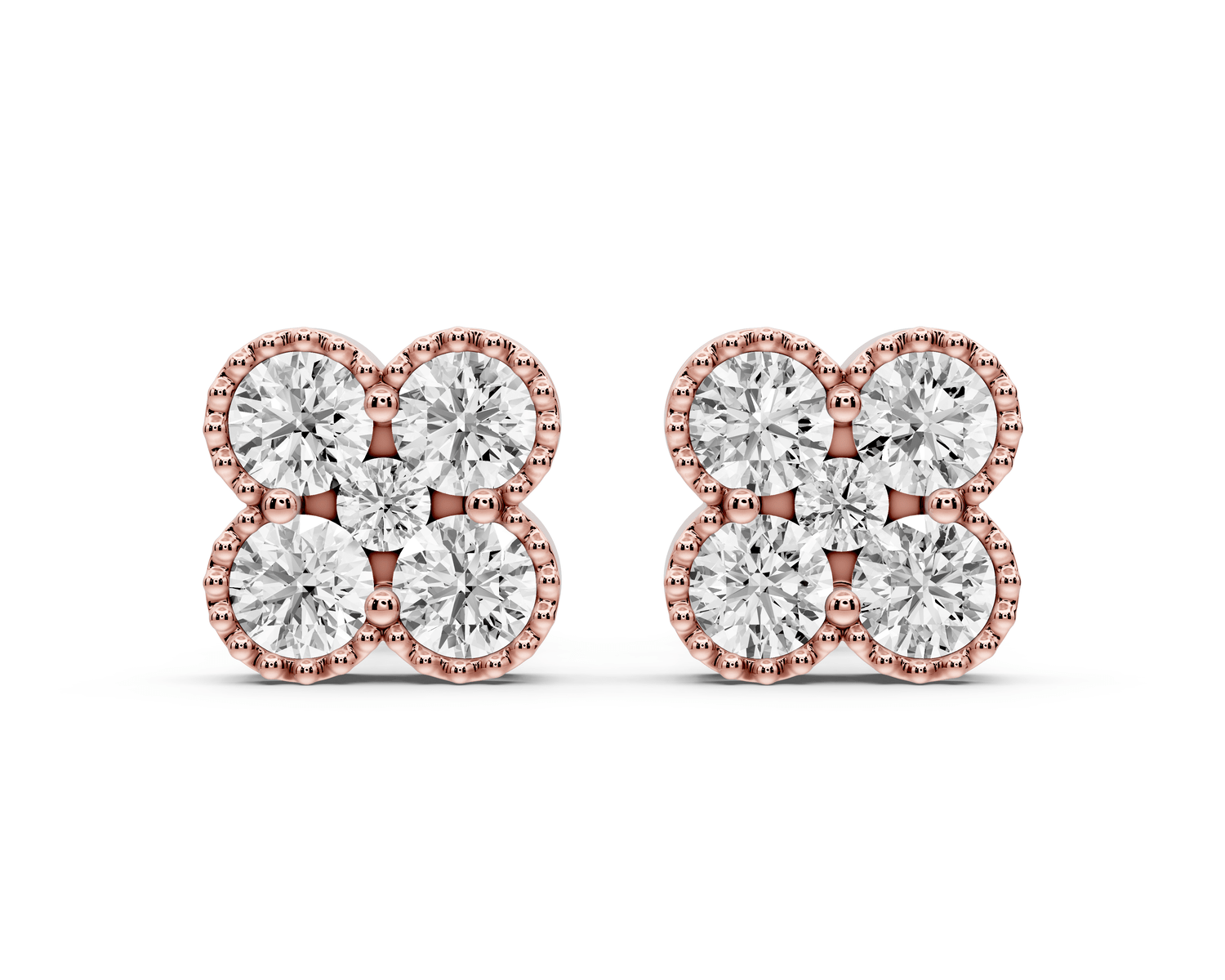 Mia Earrings Rose Gold - Mr. Alex Jewelry