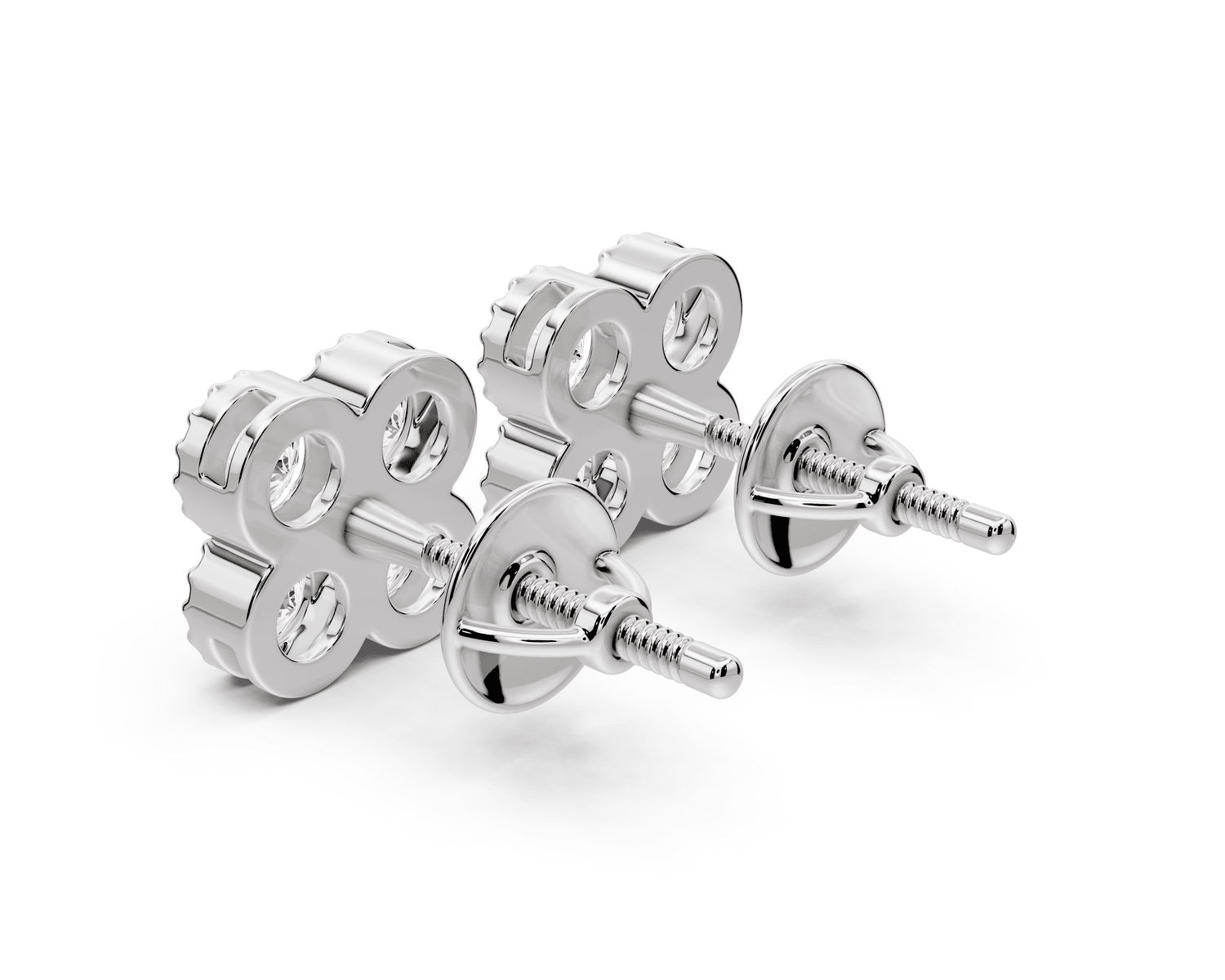 Mia Earrings White Gold - Mr. Alex Jewelry