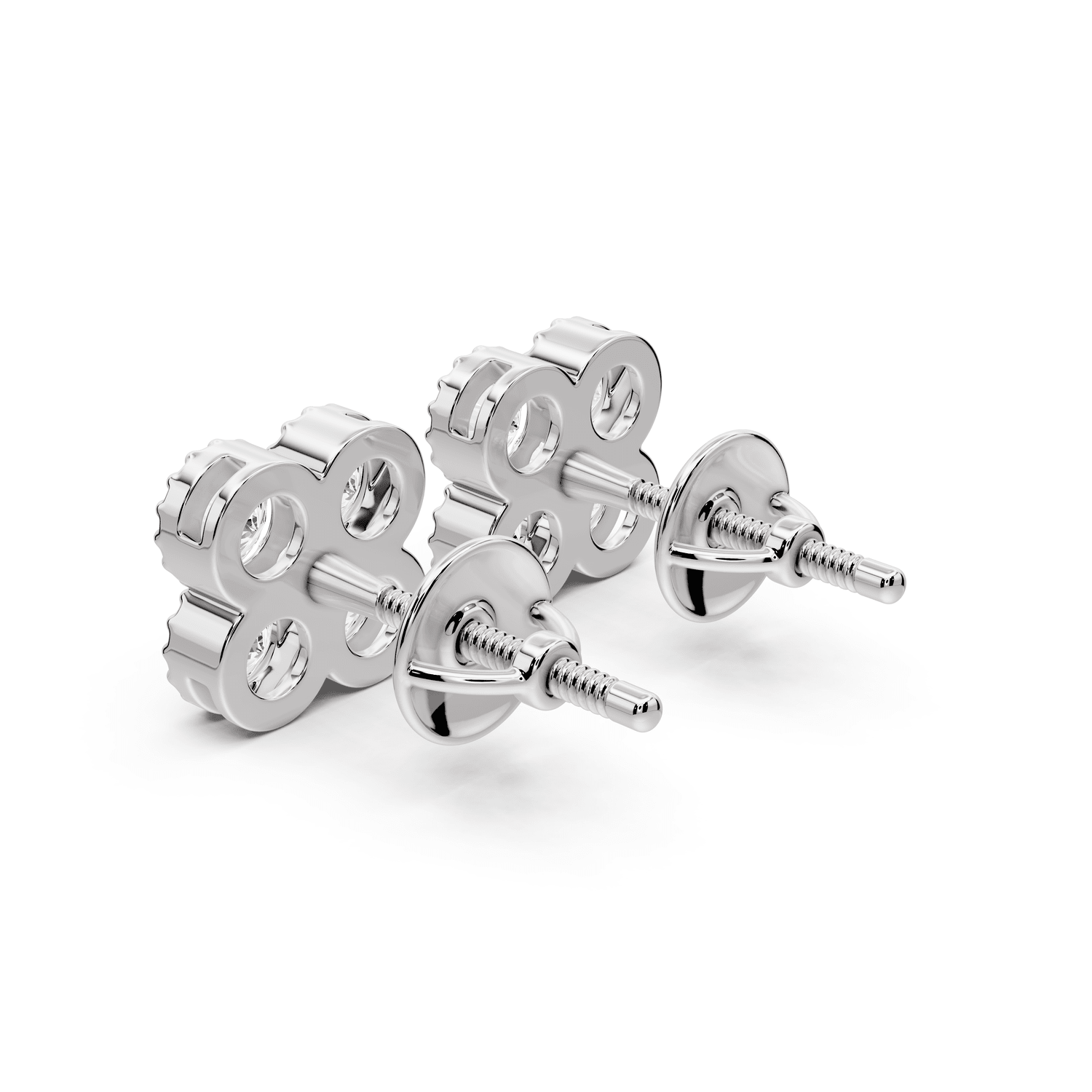 Mia Earrings White Gold - Mr. Alex Jewelry
