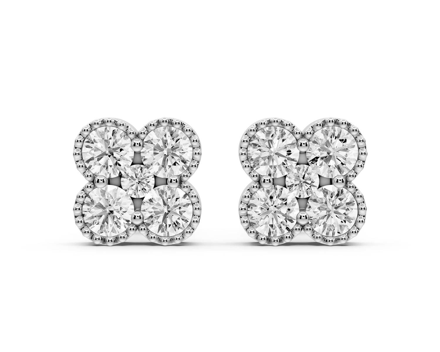 Mia Earrings White Gold - Mr. Alex Jewelry