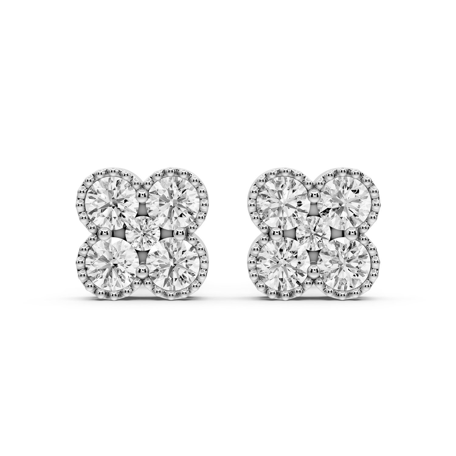 Mia Earrings White Gold - Mr. Alex Jewelry