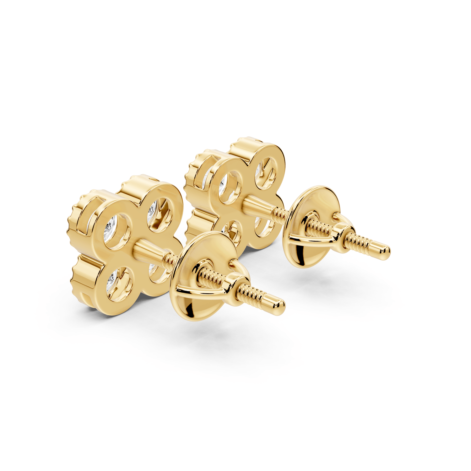 Mia Earrings Yellow Gold - Mr. Alex Jewelry