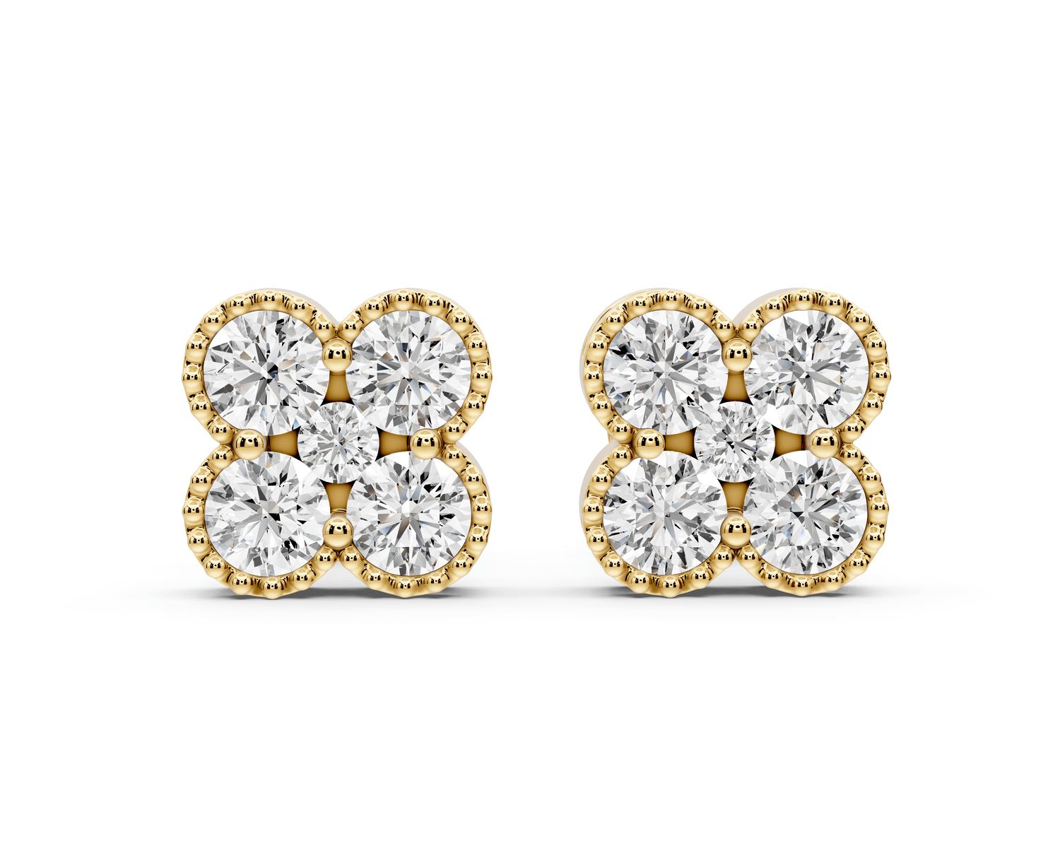 Mia Earrings Yellow Gold - Mr. Alex Jewelry