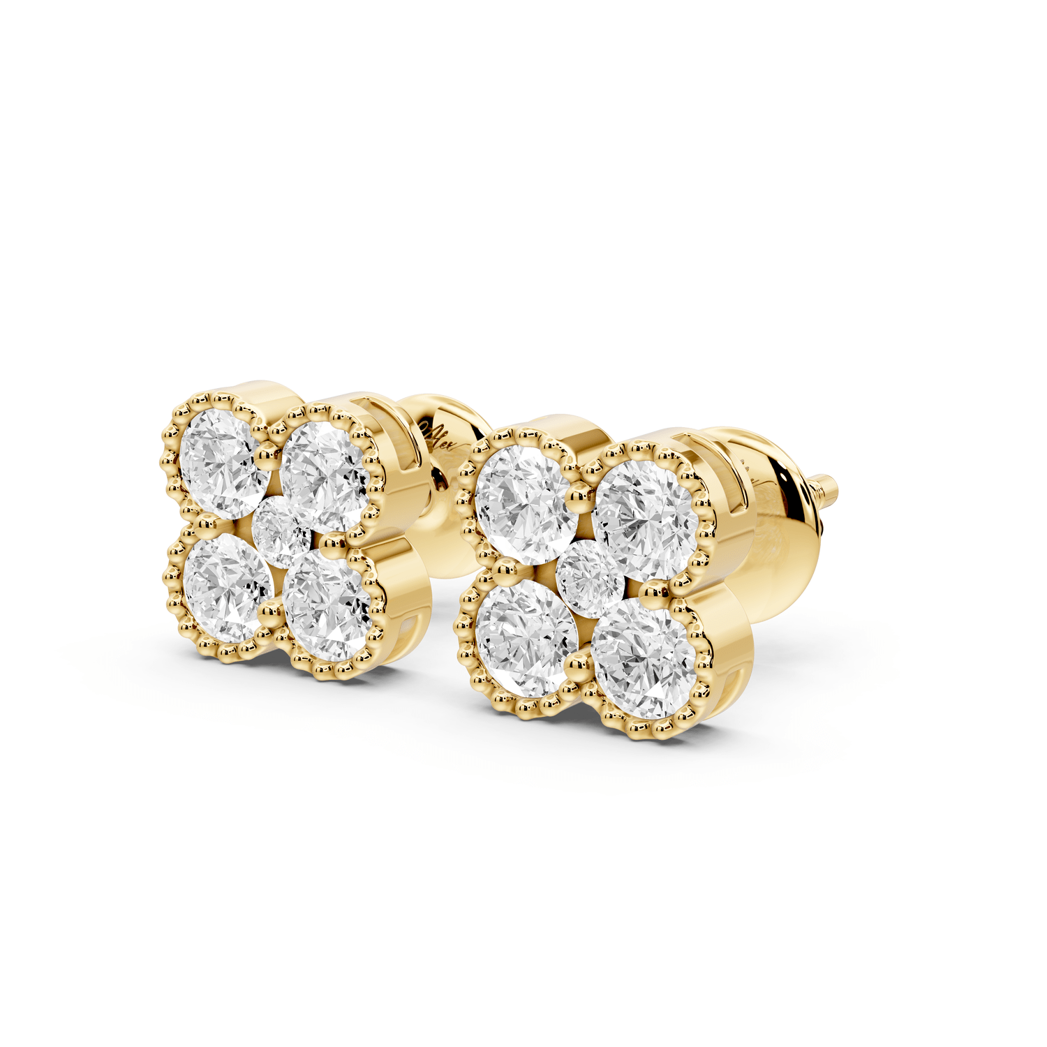 Mia Earrings Yellow Gold - Mr. Alex Jewelry