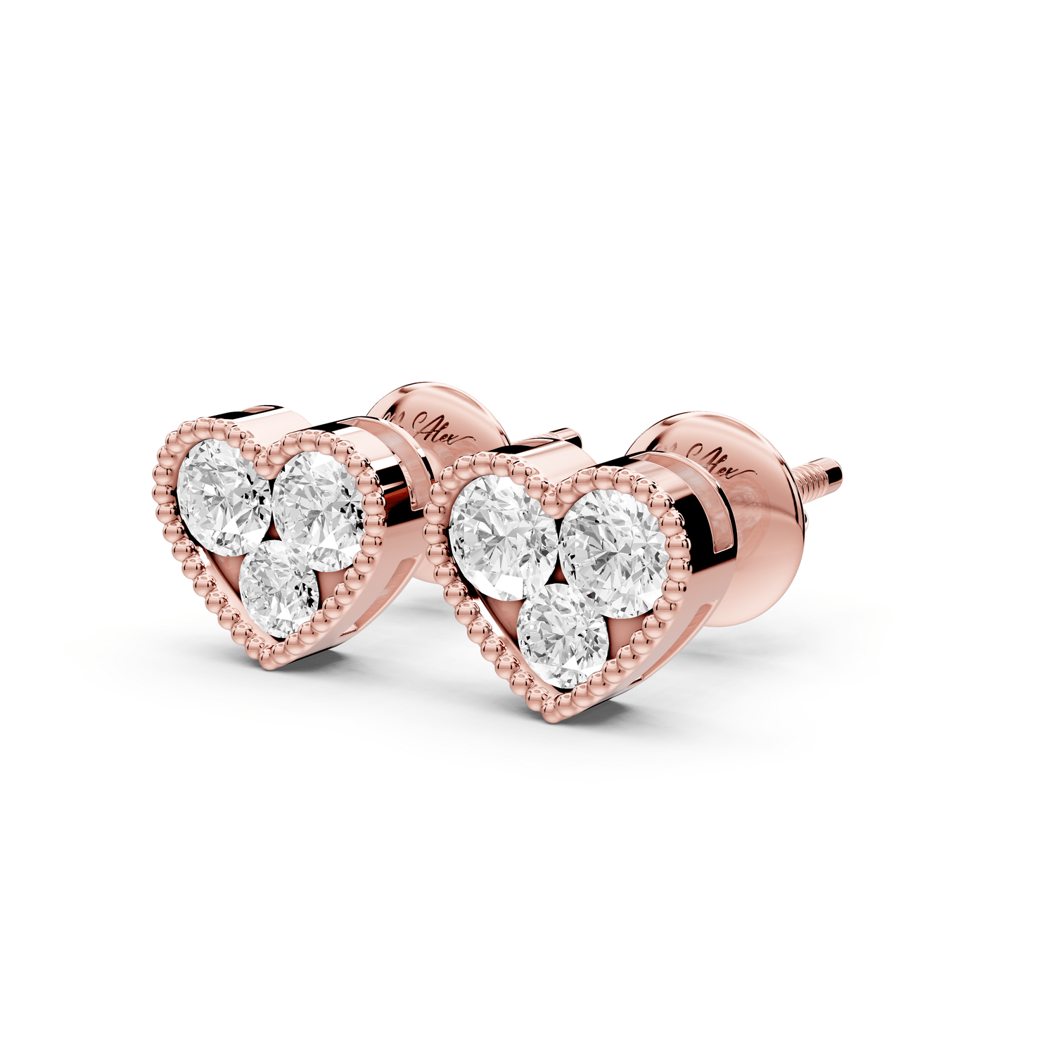 Mila Earrings Rose Gold - Mr. Alex Jewelry