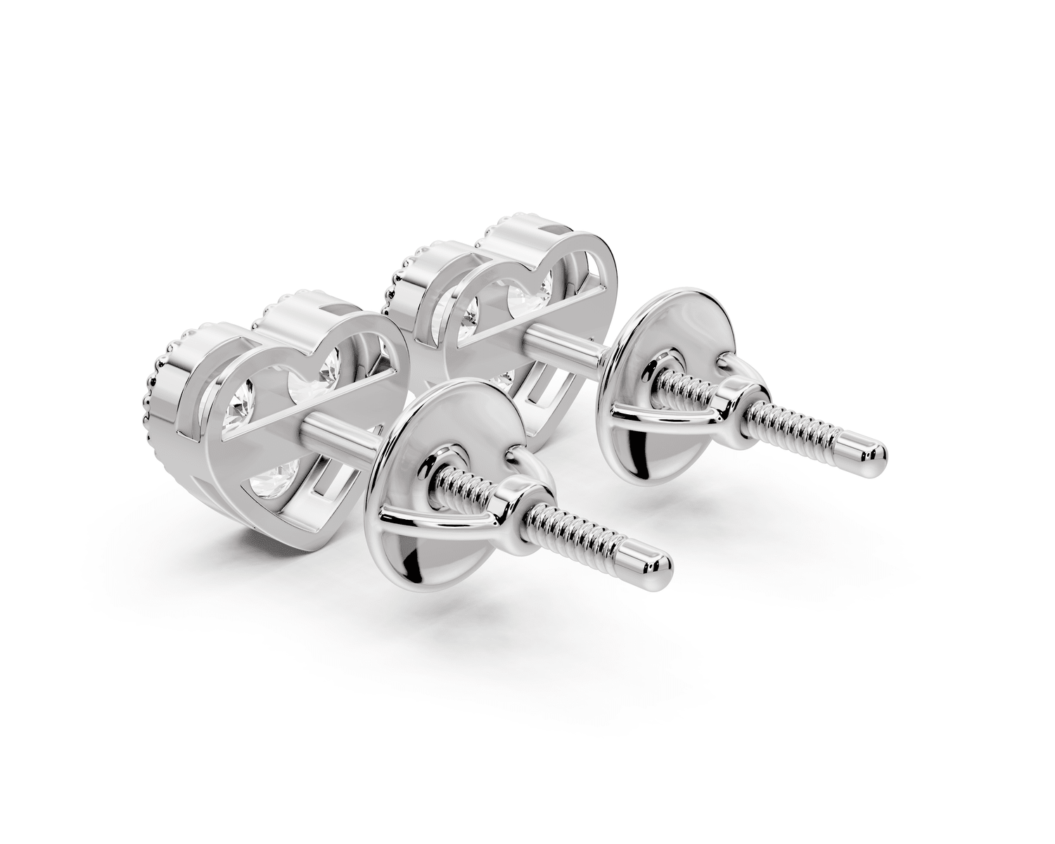 Mila Earrings White Gold - Mr. Alex Jewelry