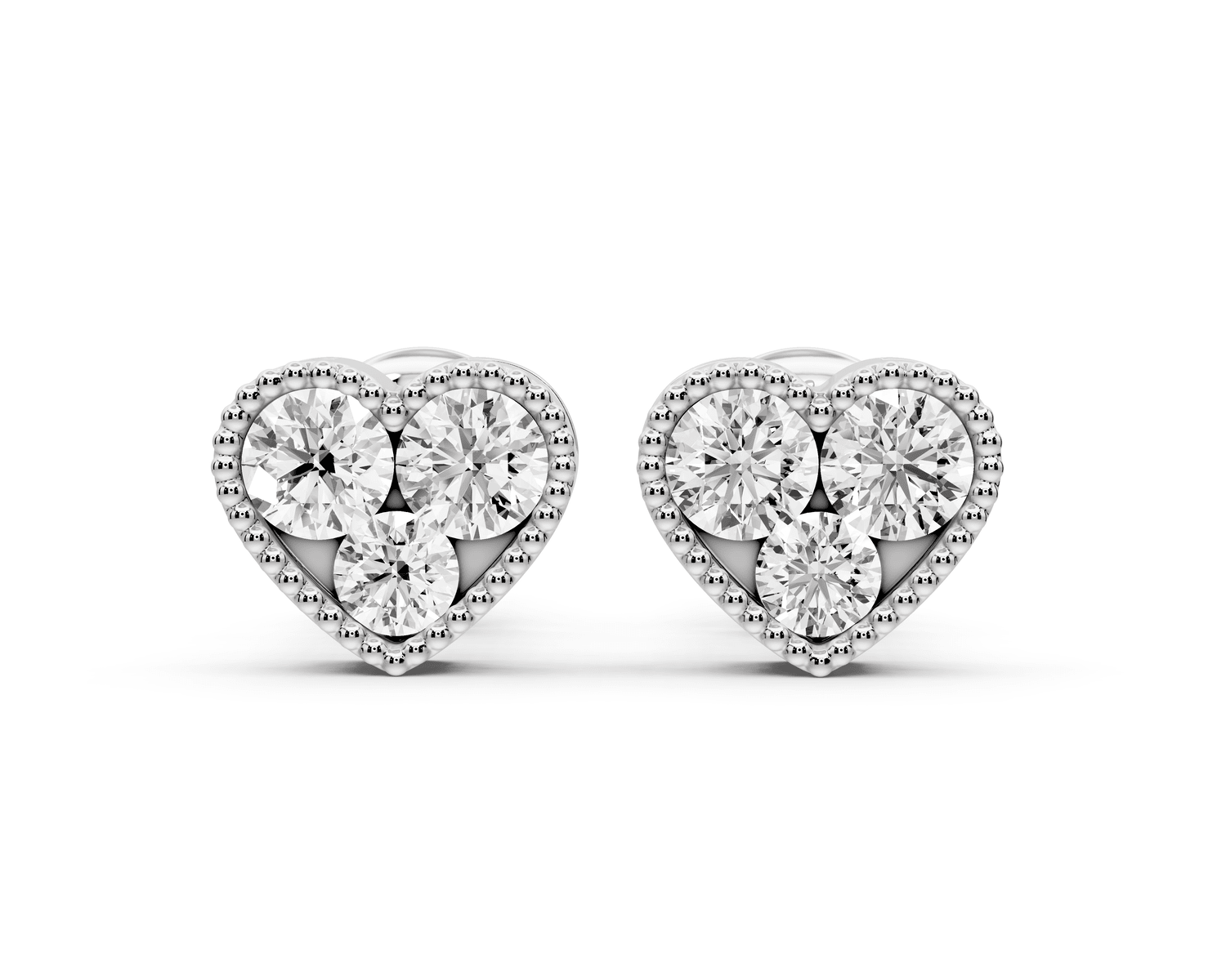 Mila Earrings White Gold - Mr. Alex Jewelry