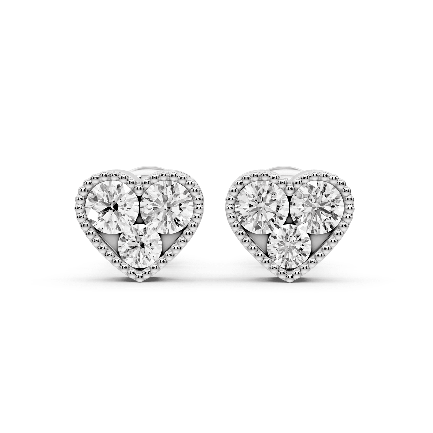 Mila Earrings White Gold - Mr. Alex Jewelry