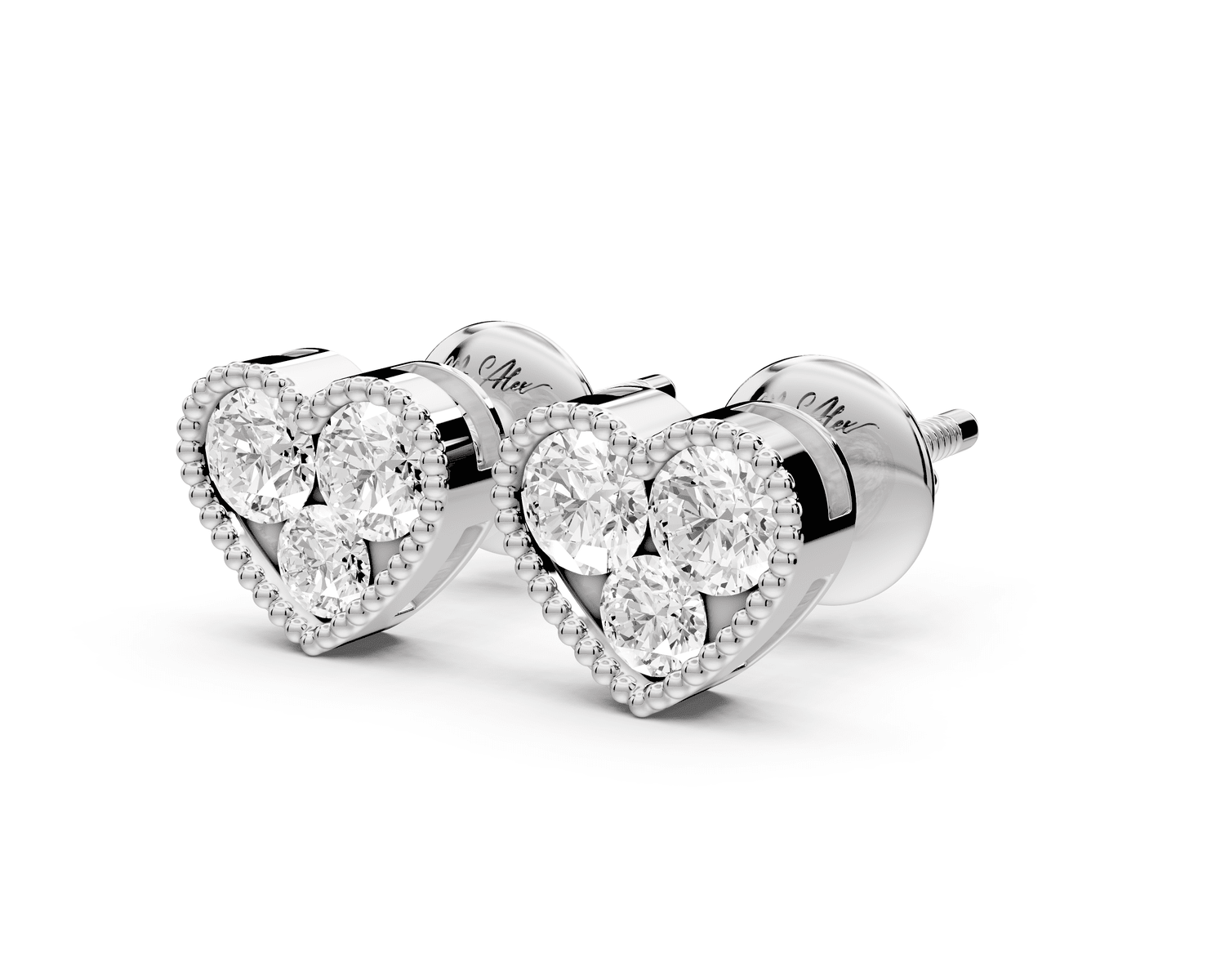 Mila Earrings White Gold - Mr. Alex Jewelry