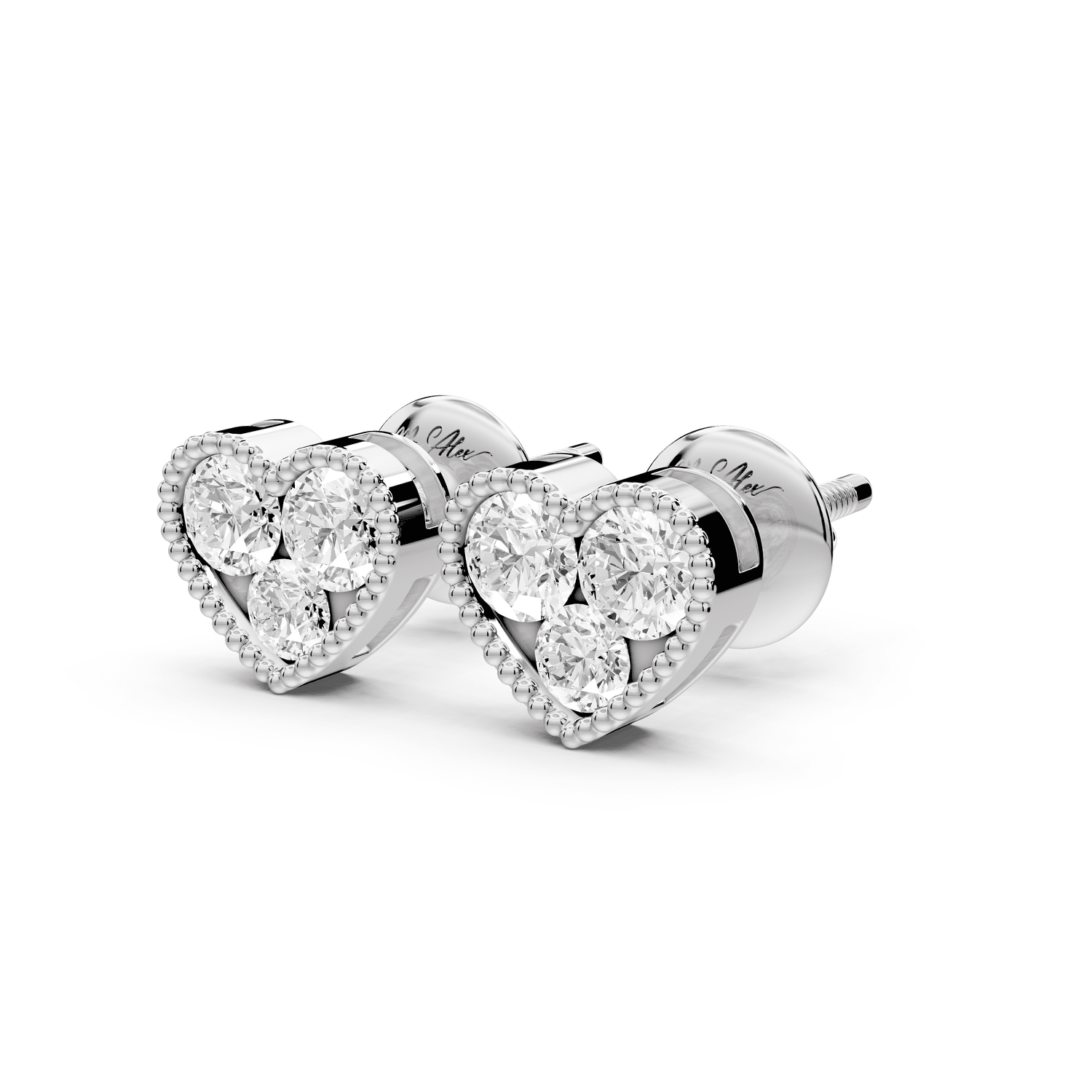 Mila Earrings White Gold - Mr. Alex Jewelry