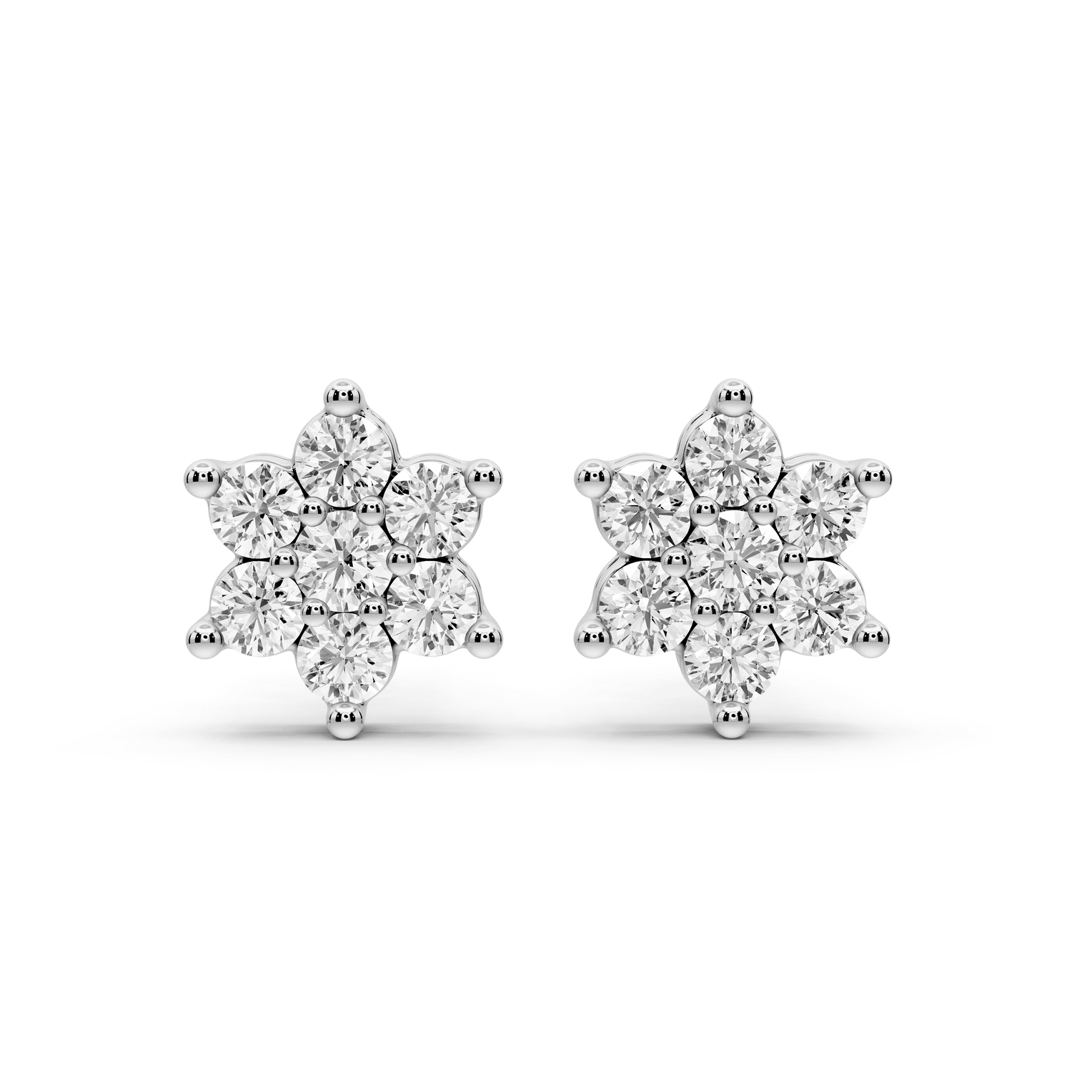 Nina Earrings White Gold - Mr. Alex Jewelry