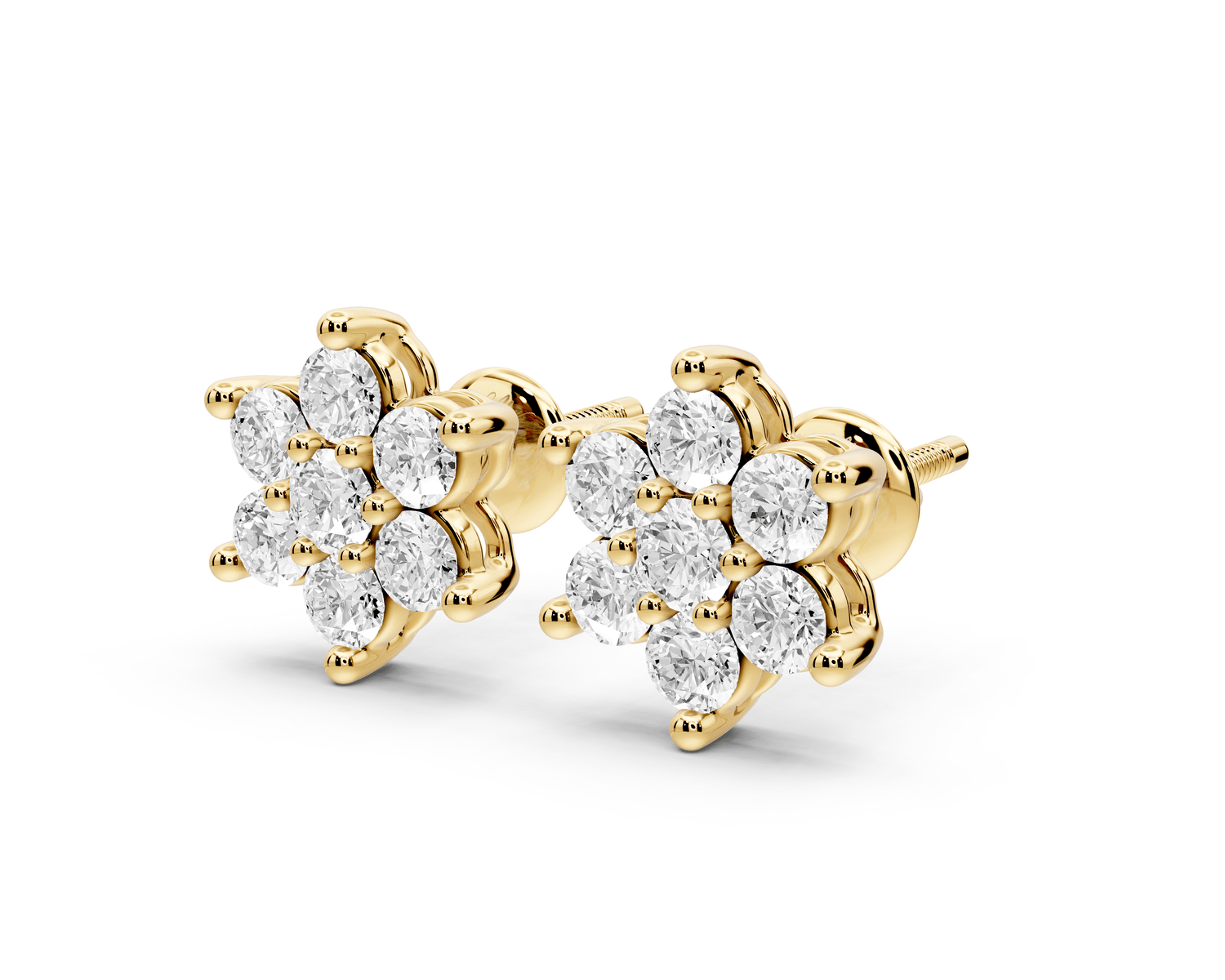 Nina Earrings Yellow Gold - Mr. Alex Jewelry