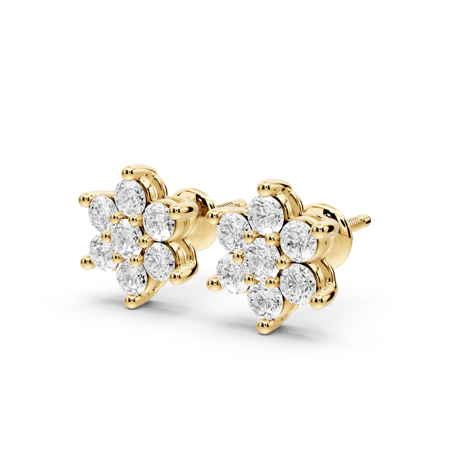 Nina Earrings Yellow Gold - Mr. Alex Jewelry