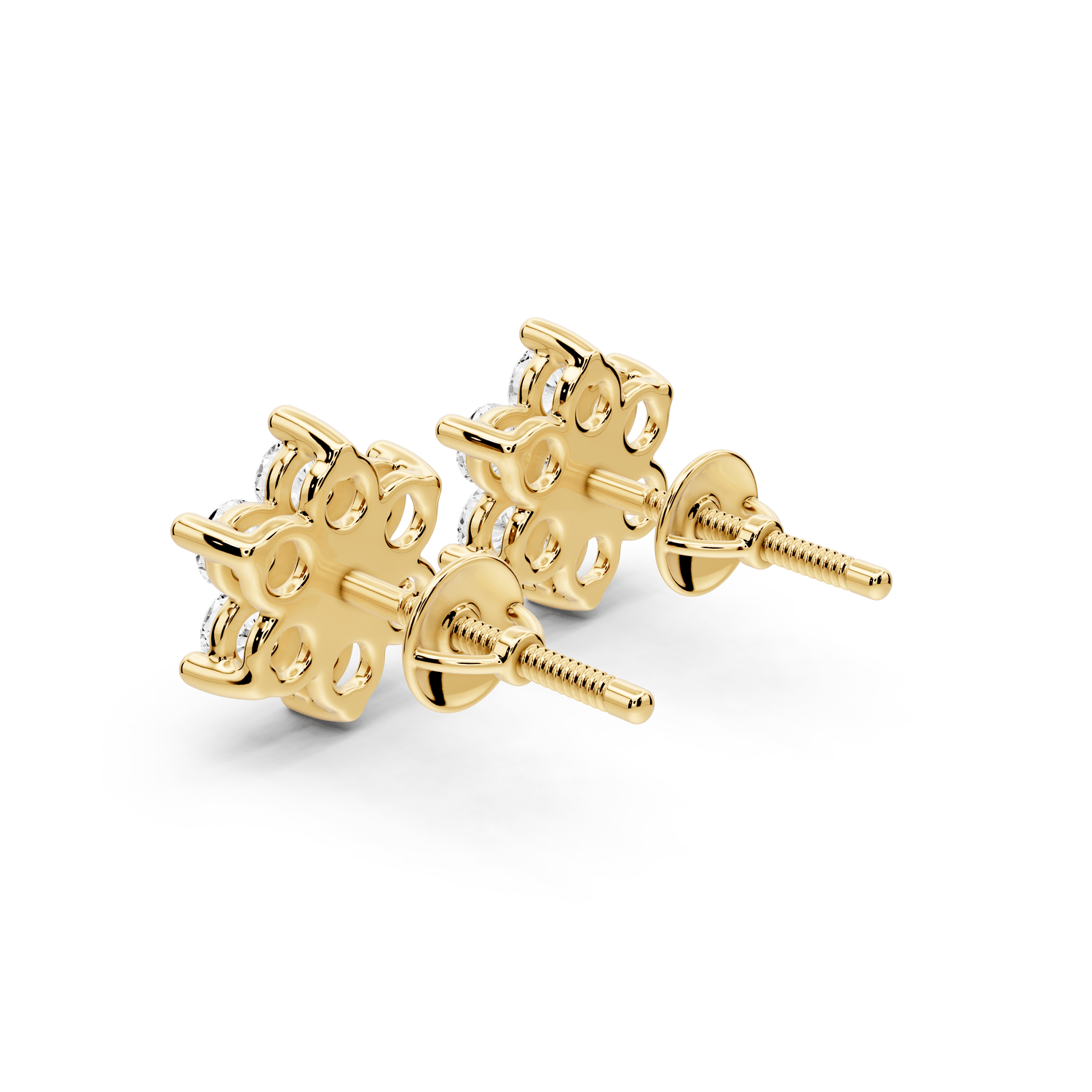 Nina Earrings Yellow Gold - Mr. Alex Jewelry