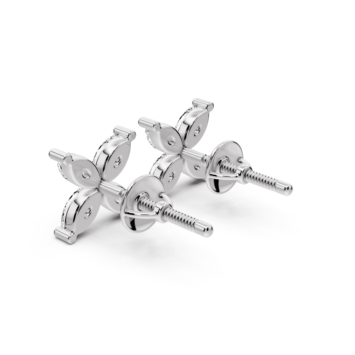 Nora Earrings White Gold - Mr. Alex Jewelry