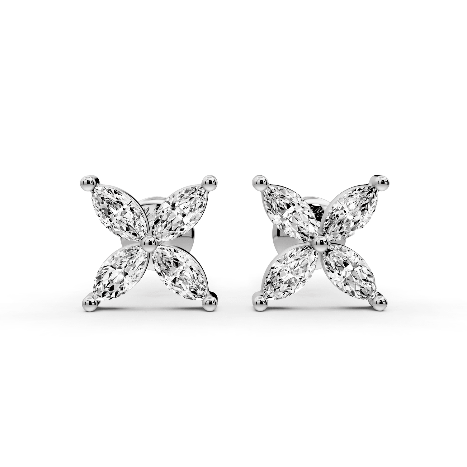 Nora Earrings White Gold - Mr. Alex Jewelry