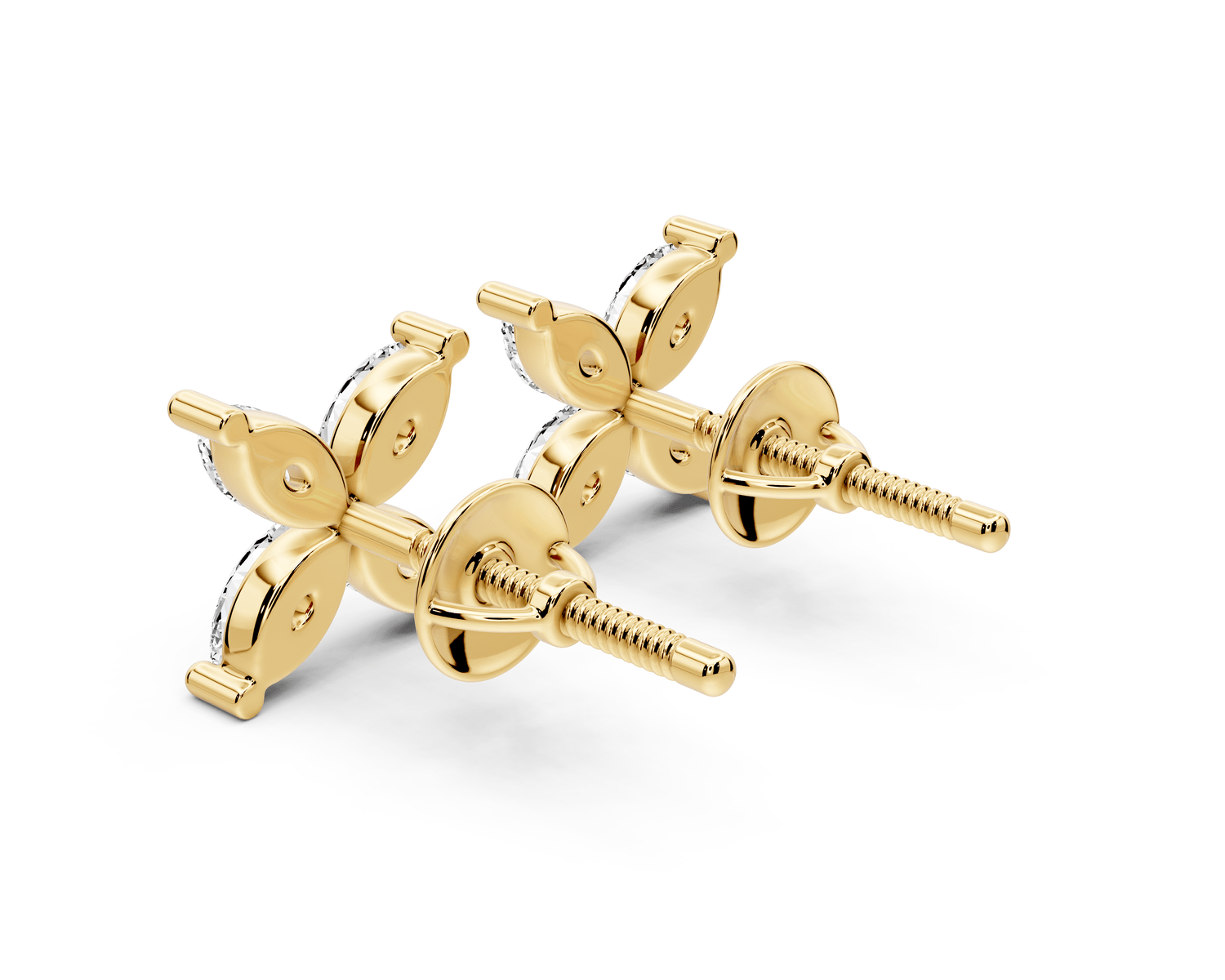 Nora Earrings Yellow Gold - Mr. Alex Jewelry