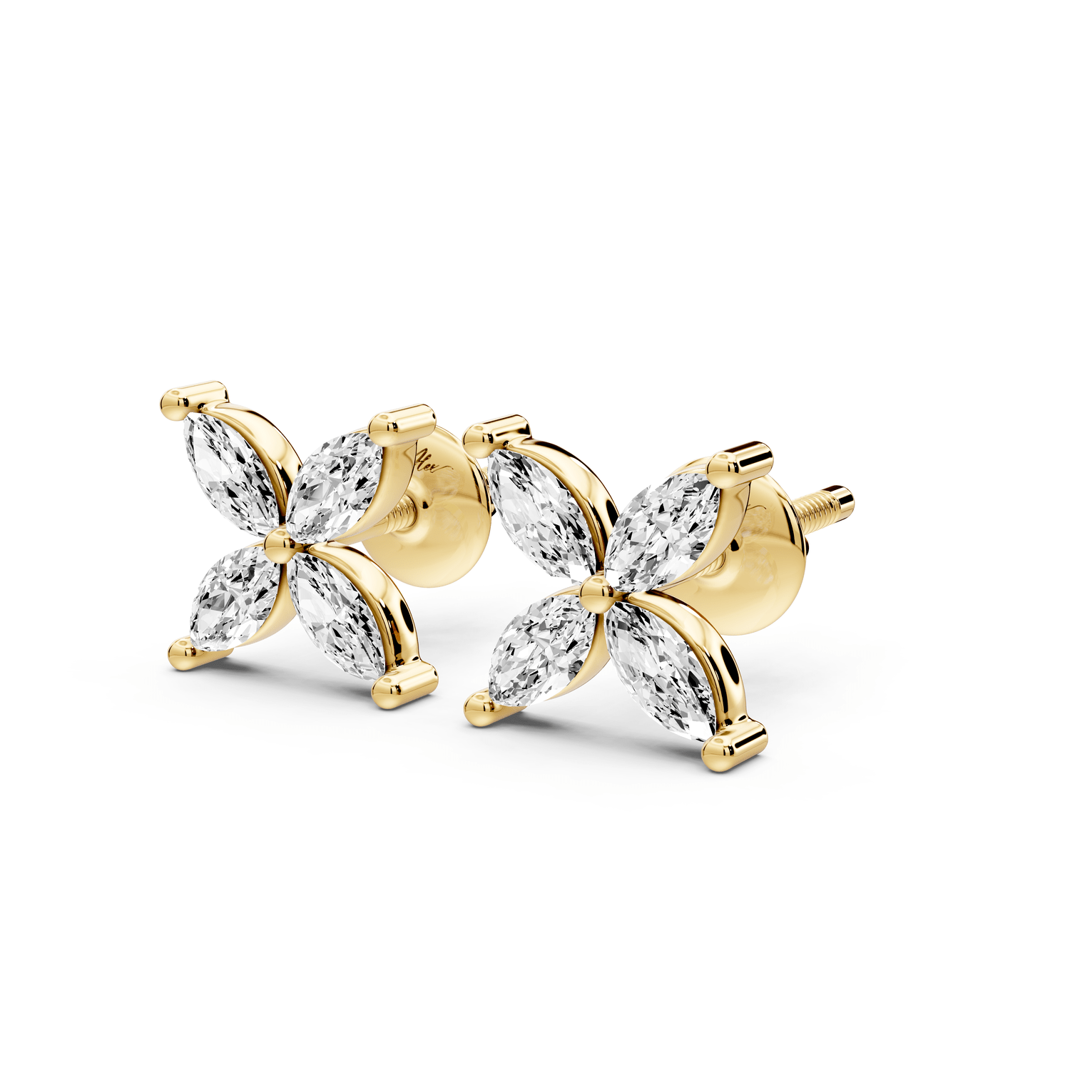 Nora Earrings Yellow Gold - Mr. Alex Jewelry
