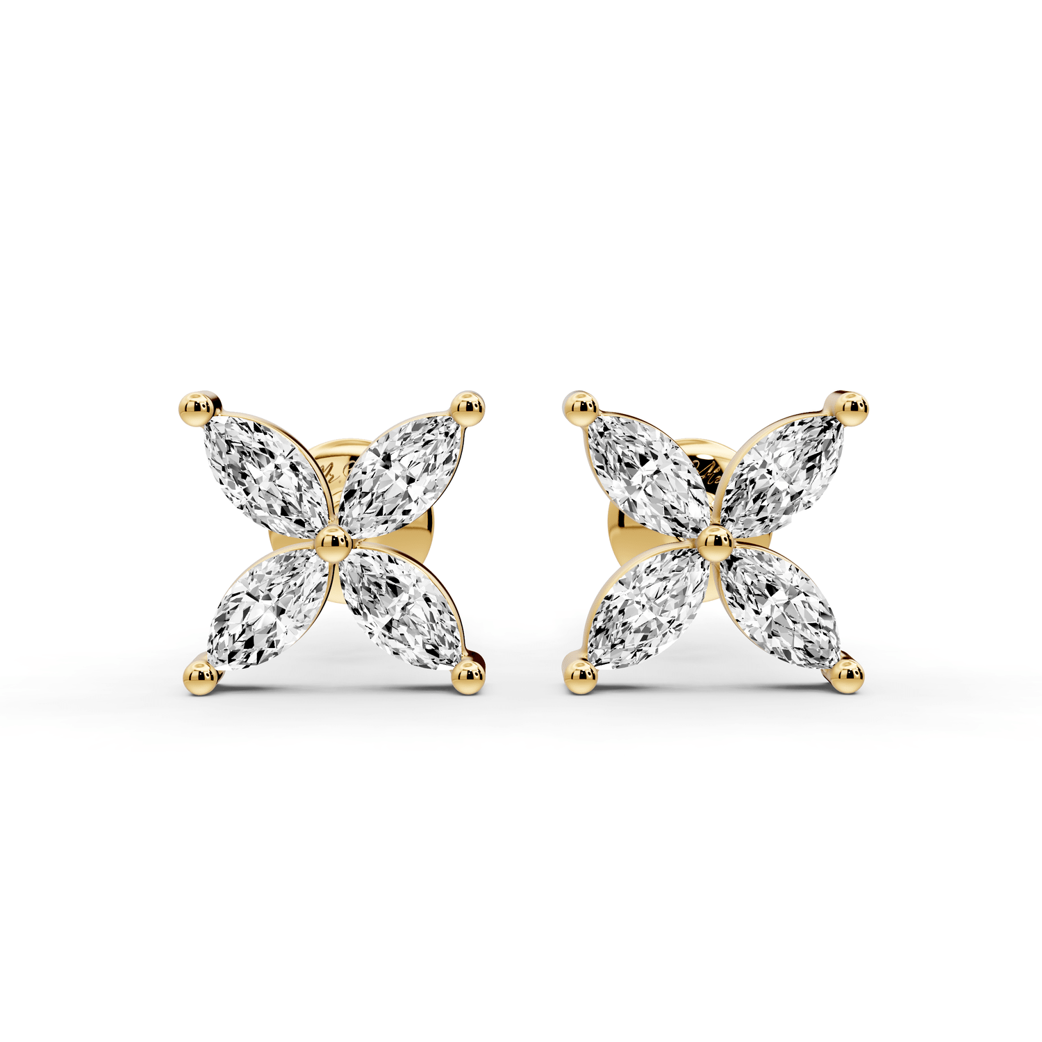 Nora Earrings Yellow Gold - Mr. Alex Jewelry
