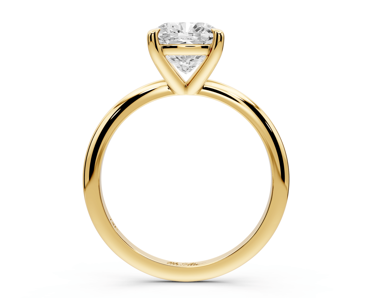 Odessa - 2ct cushion Engagement Ring 18k yellow gold - Mr. Alex Jewelry