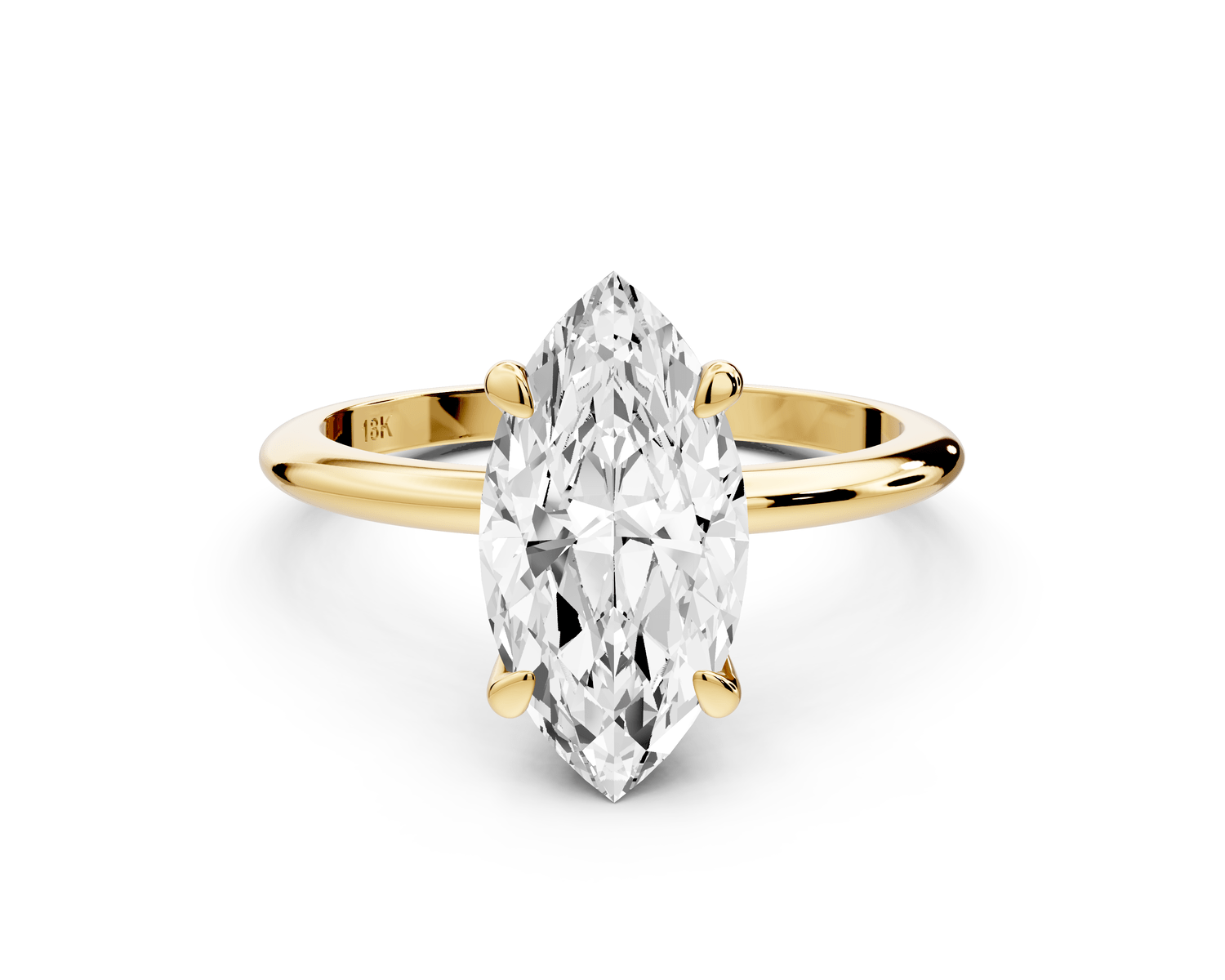 Odessa - 2ct marquise Engagement Ring 18k yellow gold - Mr. Alex Jewelry