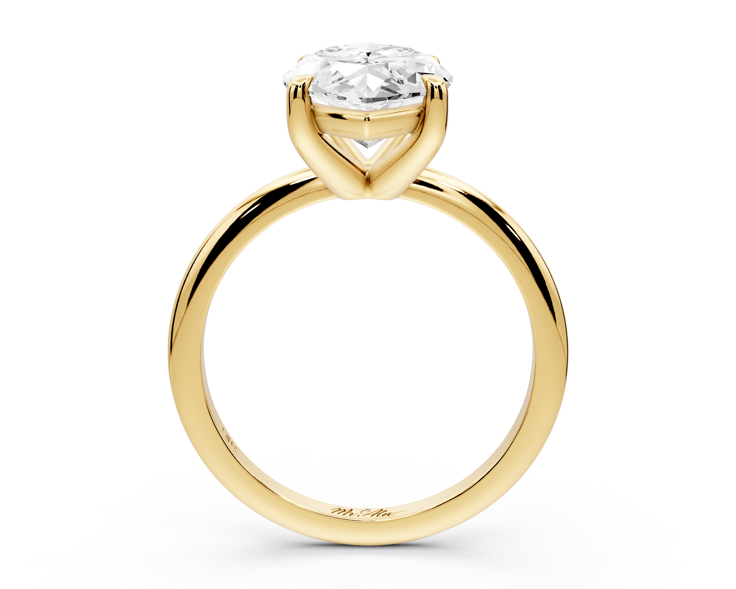Odessa - 4ct marquise Engagement Ring 18k yellow gold - Mr. Alex Jewelry