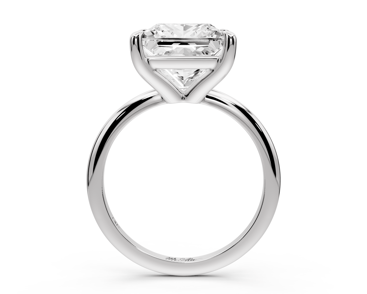 Odessa - 5ct princess Engagement Ring 18k white gold - Mr. Alex Jewelry