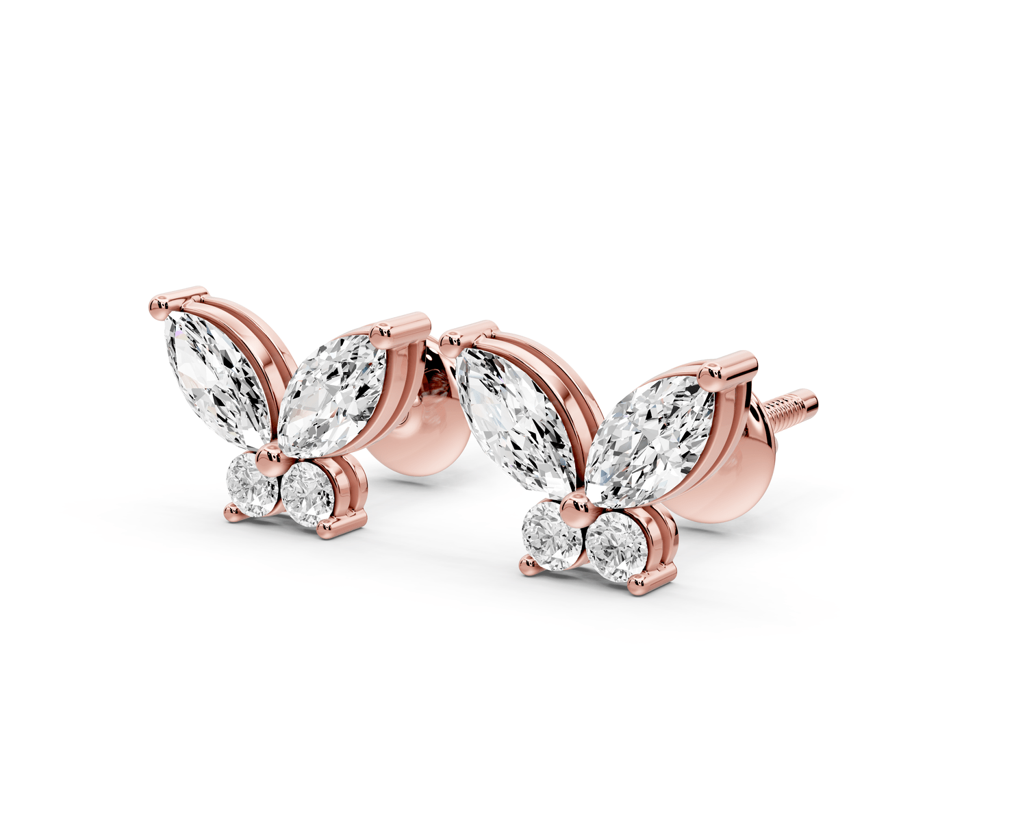 Paige Earrings Rose Gold - Mr. Alex Jewelry