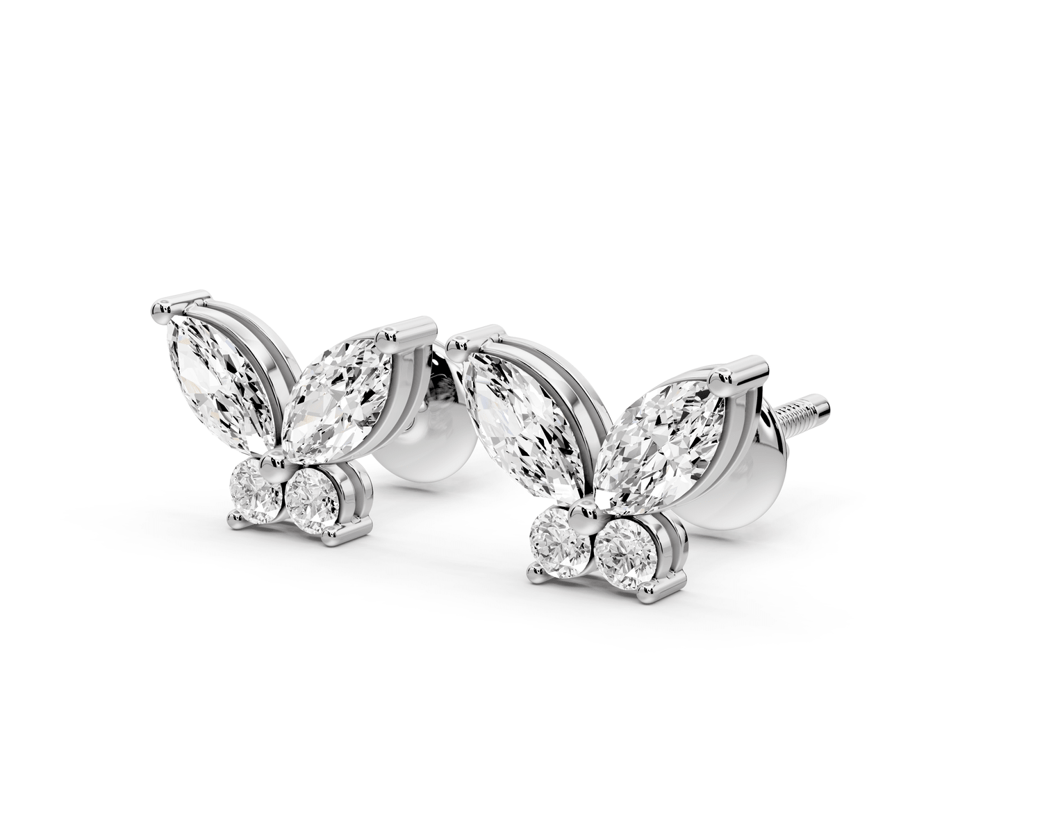 Paige Earrings White Gold - Mr. Alex Jewelry