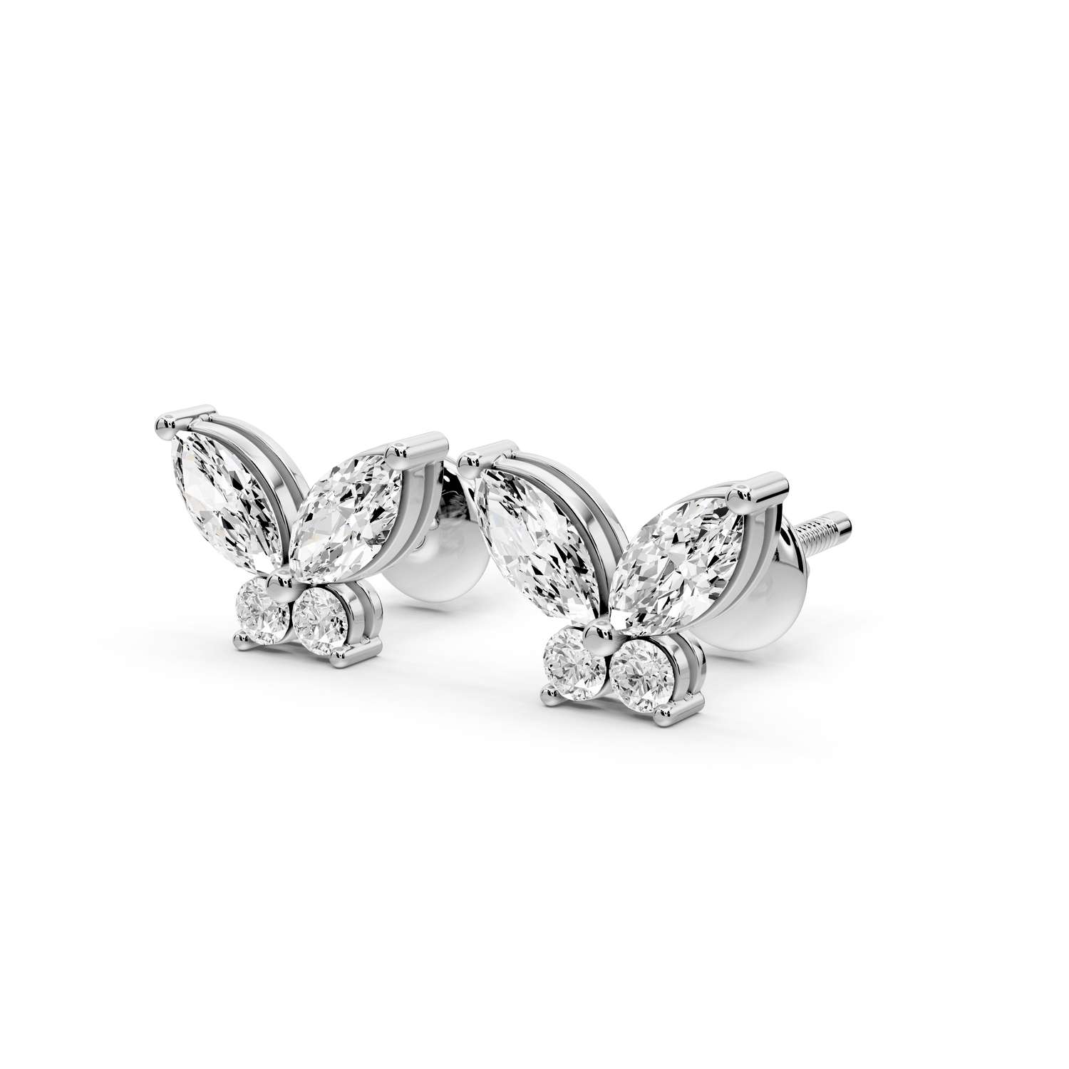 Paige Earrings White Gold - Mr. Alex Jewelry