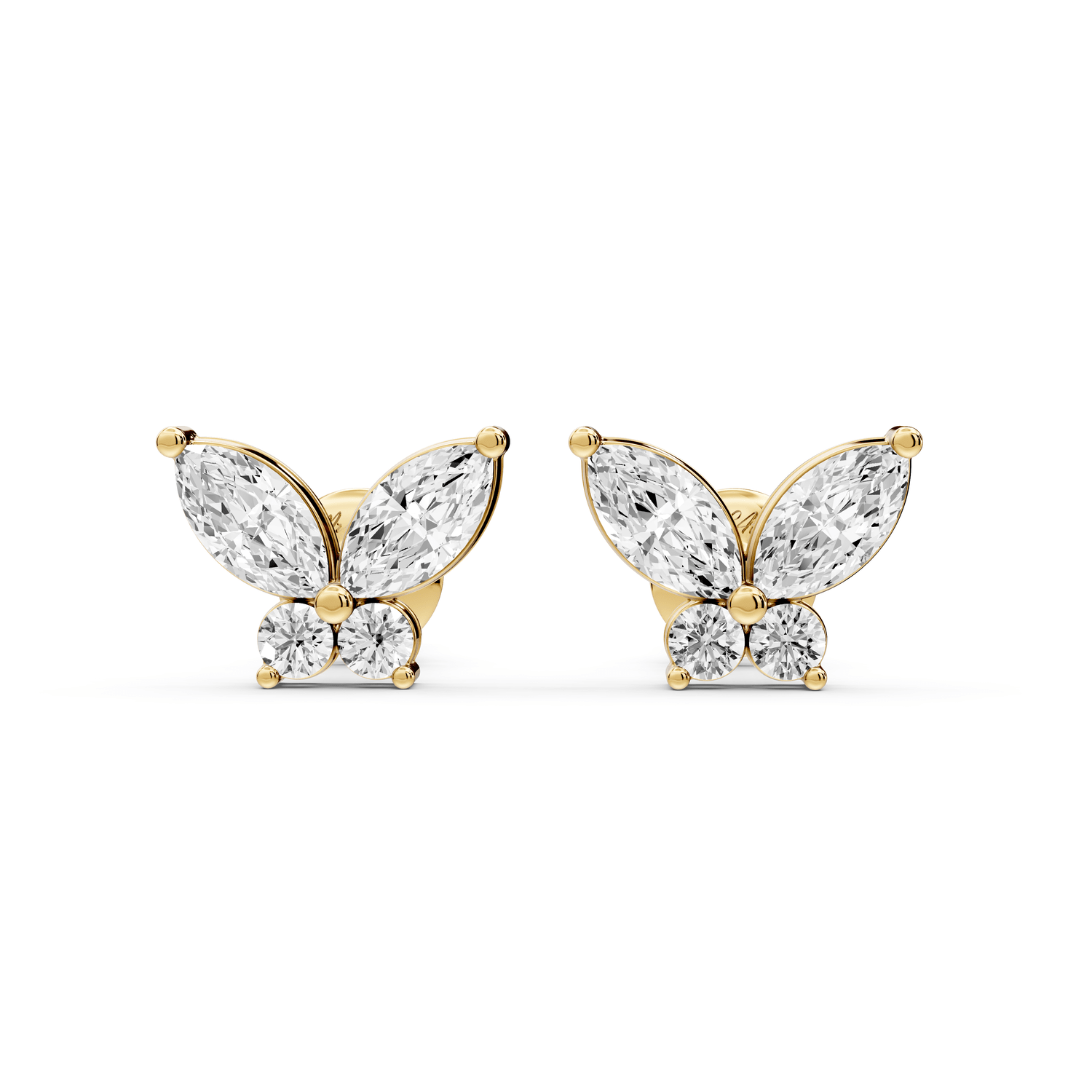 Paige Earrings Yellow Gold - Mr. Alex Jewelry