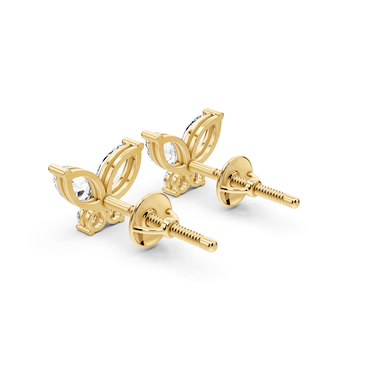Paige Earrings Yellow Gold - Mr. Alex Jewelry