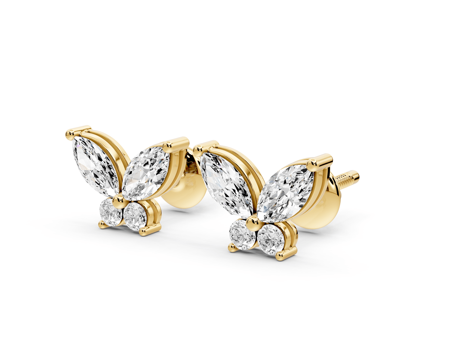 Paige Earrings Yellow Gold - Mr. Alex Jewelry