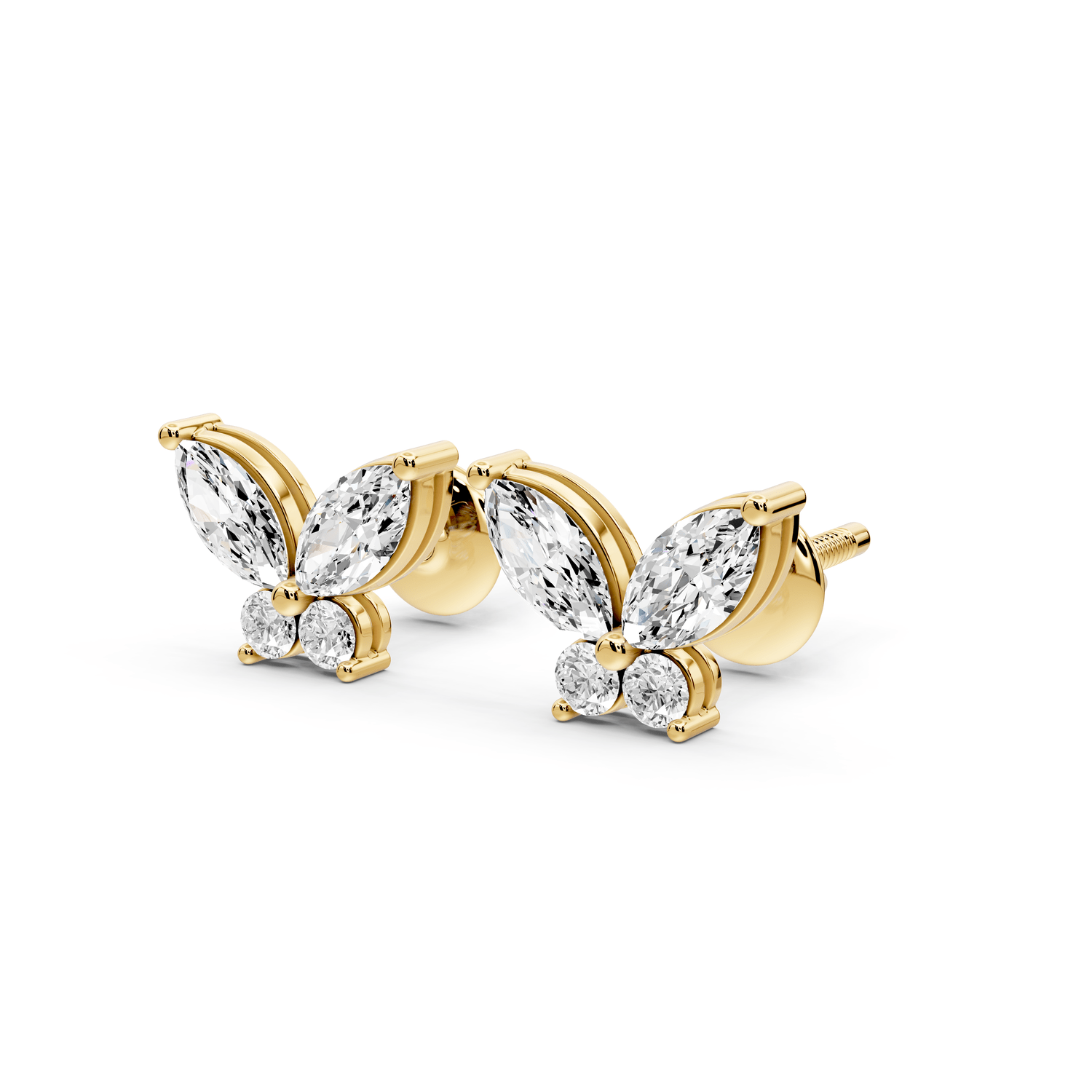 Paige Earrings Yellow Gold - Mr. Alex Jewelry