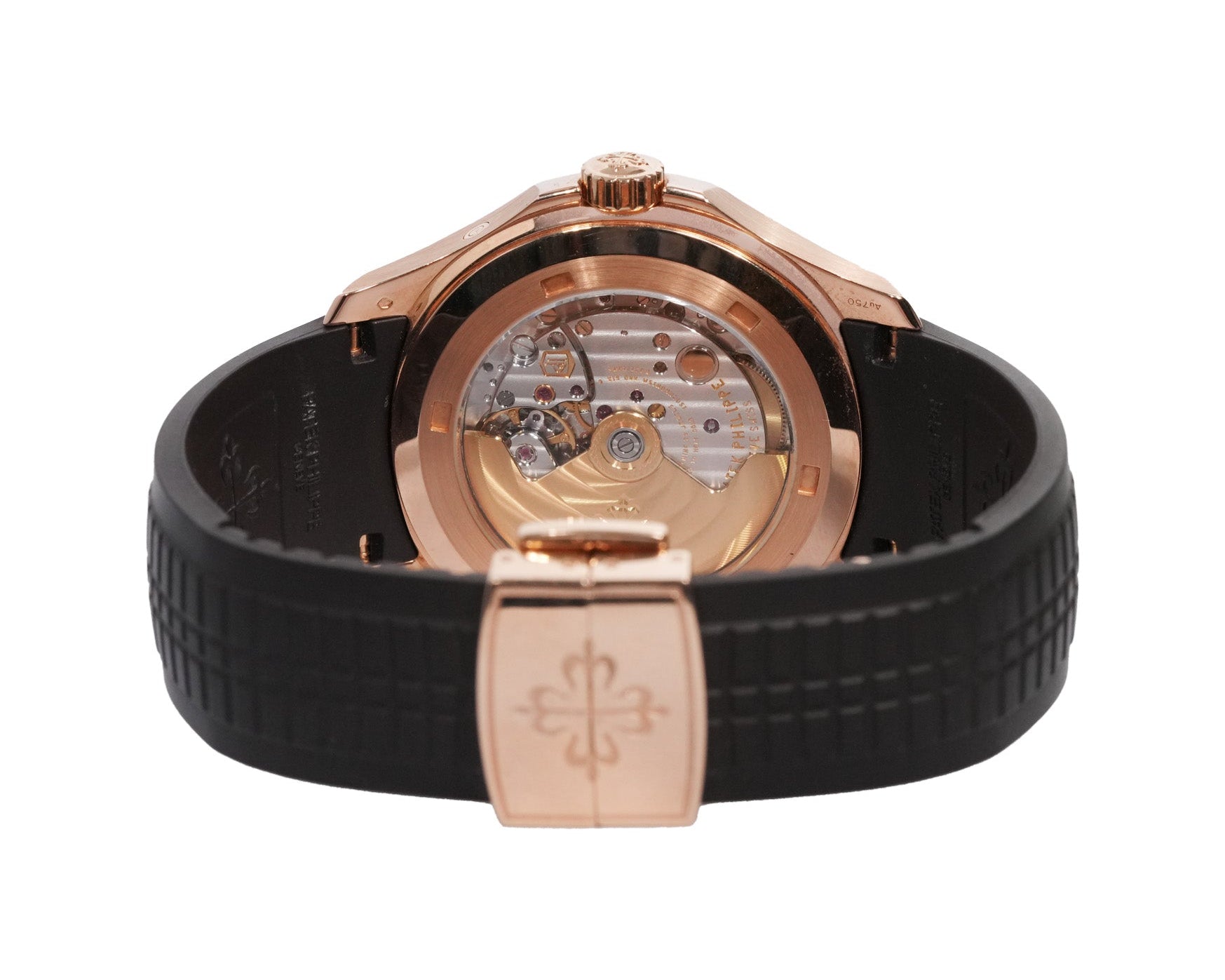 Patek Philippe Aquanaut 40mm Rose Gold Leather Strap Ref:5164R - Mr. Alex Jewelry